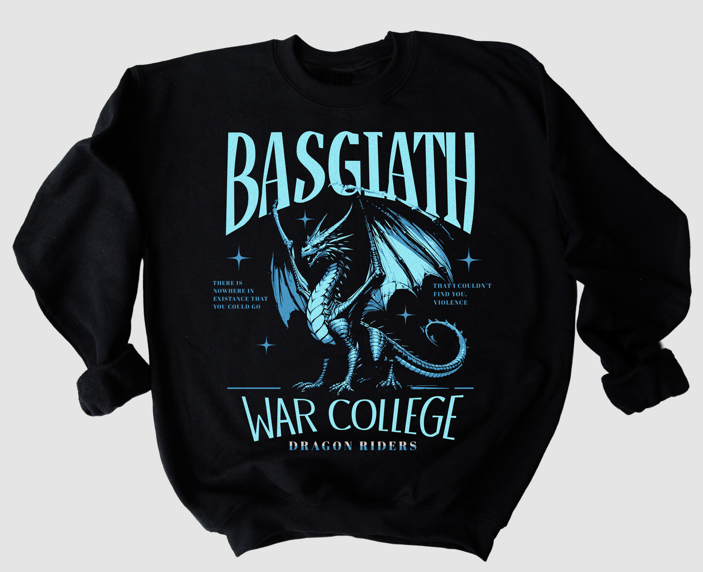 Gildan or Bella Canvas Basgiath Dragon Fourth Wing Sweatshirt