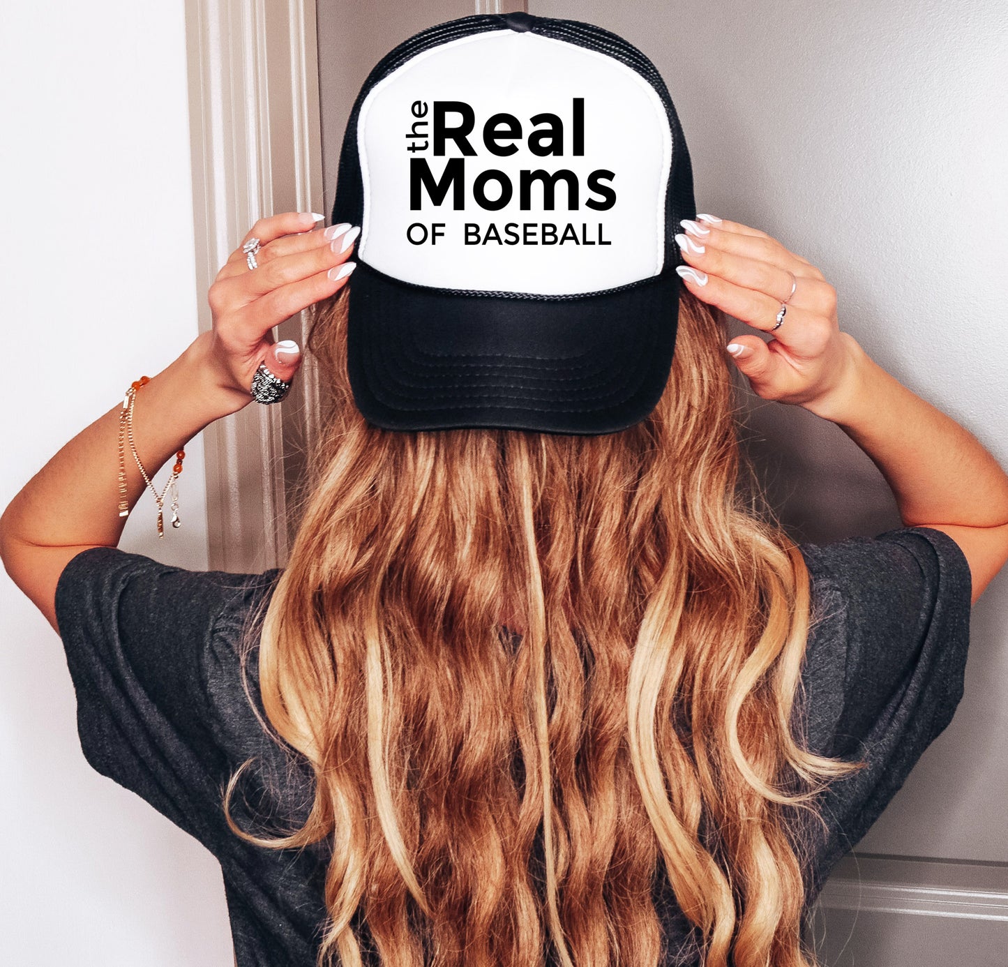 Real Moms of Baseball Trucker Hat/ Funny Gifts for Her/ Real Housewives of Baseball Parody Hat