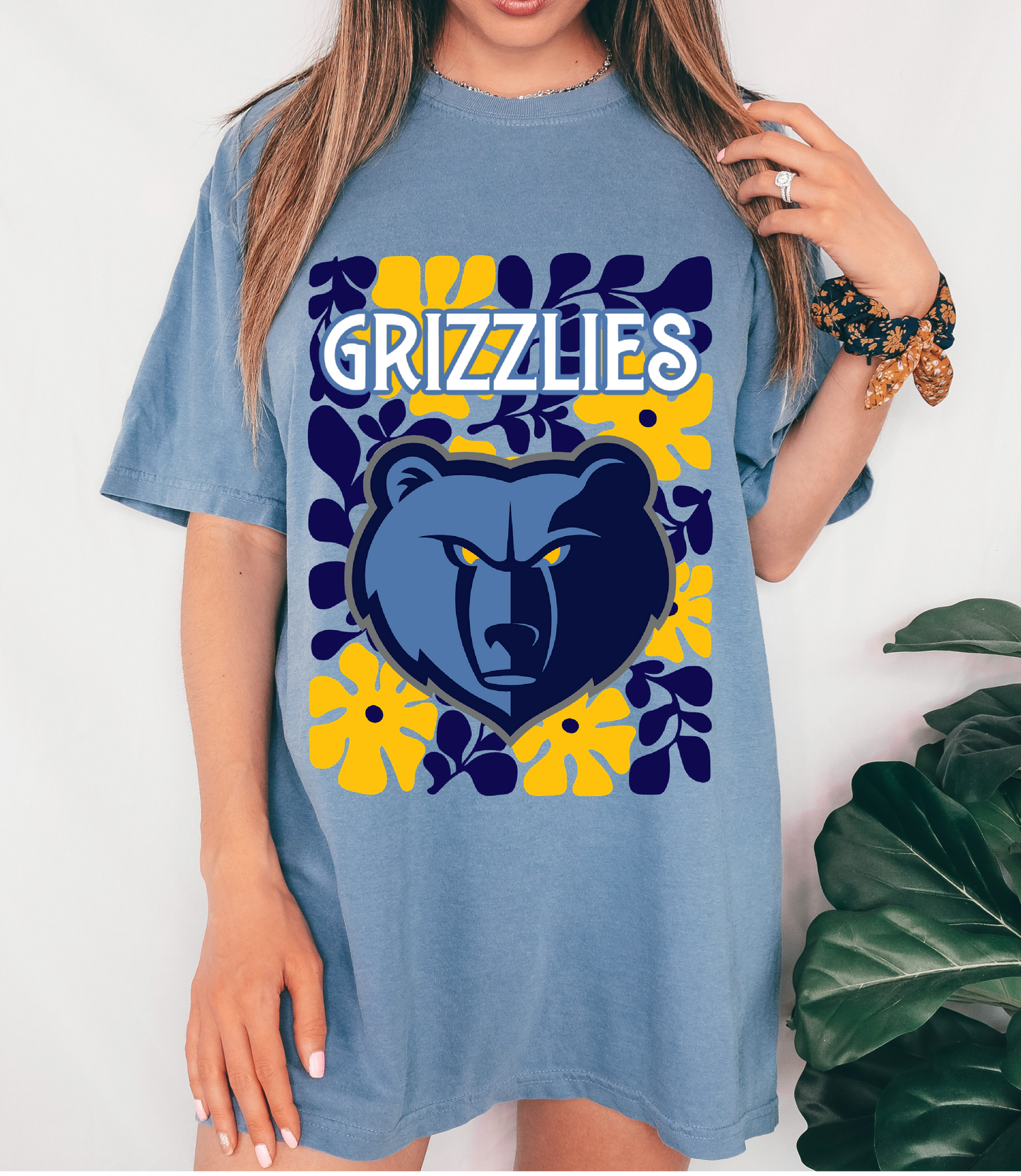 Grizzlies Comfort Colors Tee/ Spirit Drop/ Youth and Adult Sizes / Memphis
