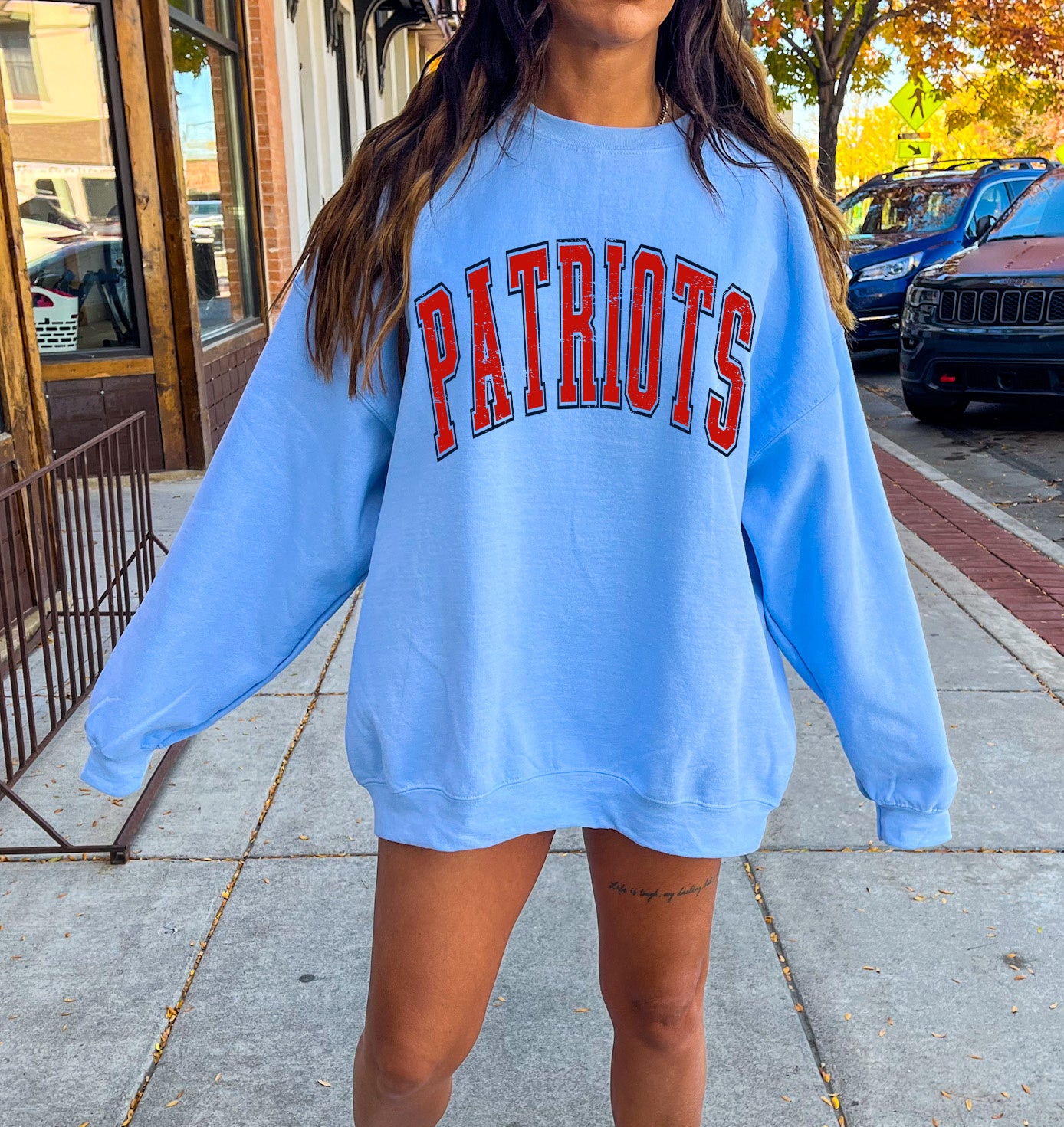 Patriots Unisex Sweatshirt Adult Sizes/ Lewisburg Sweatshirt