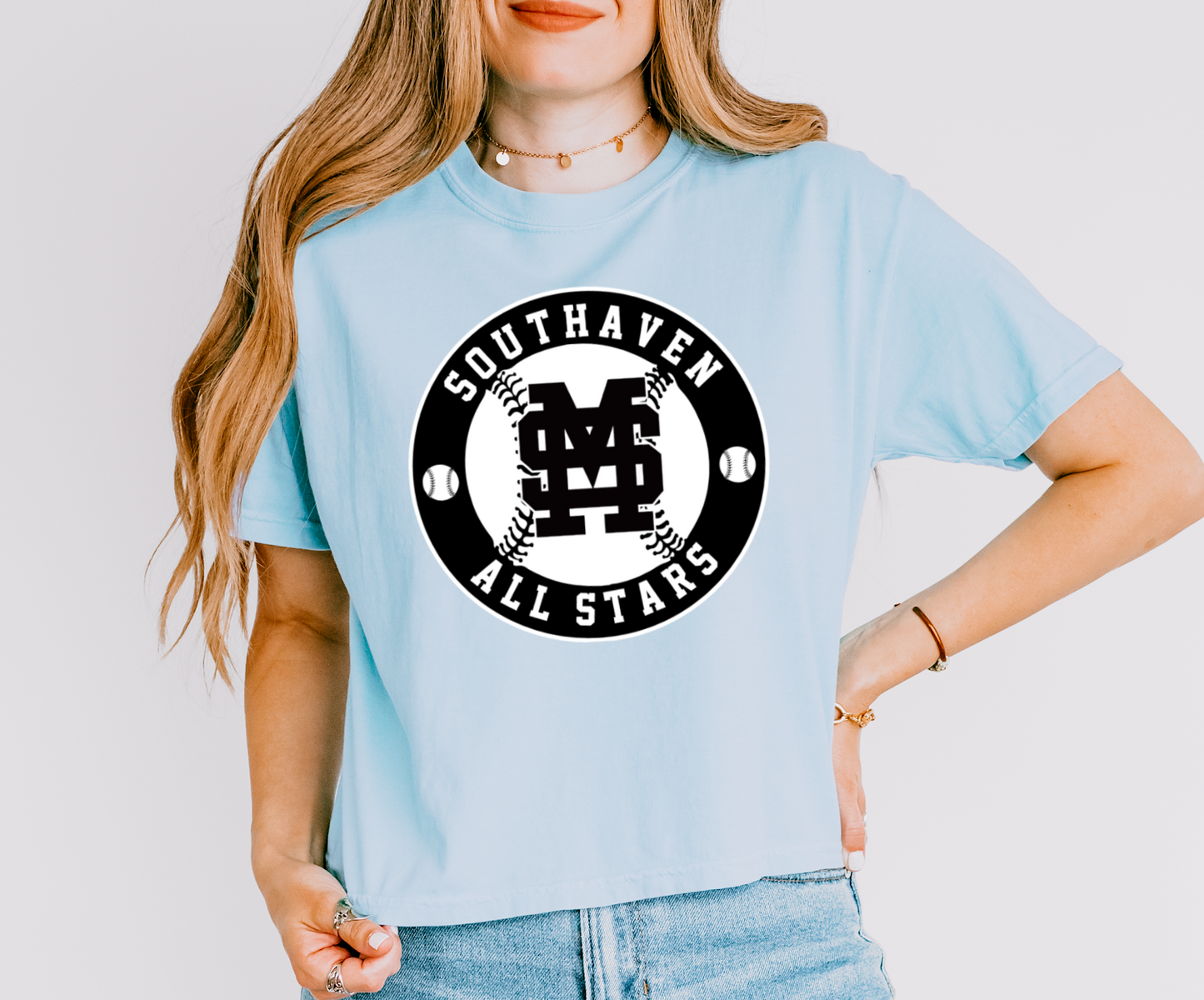 Southaven All Stars Boxy Crop / Comfort Colors Brand/ Adult Sizes