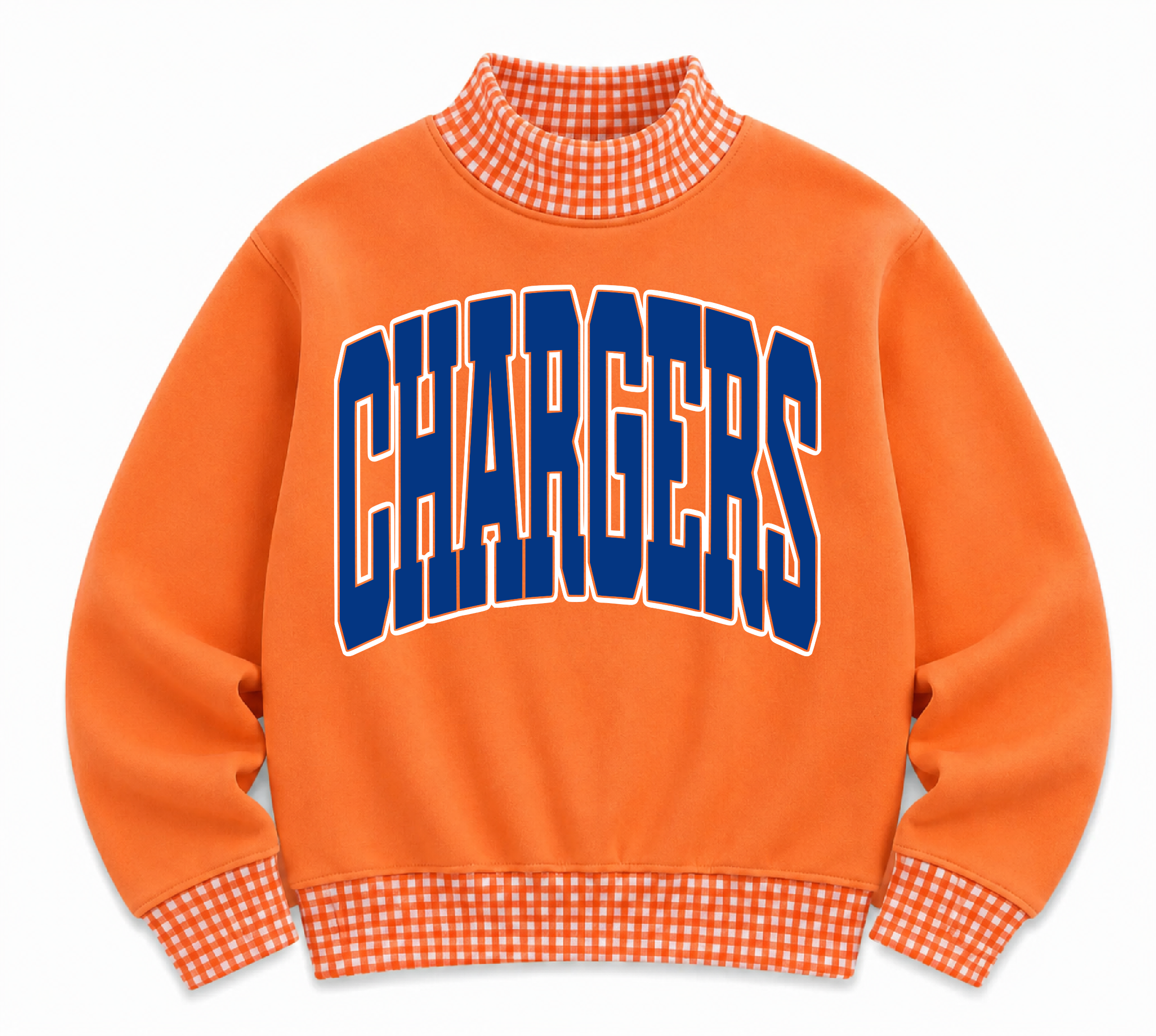 Gingham School Spirit Southaven Chargers or Any Other Mascot/Team