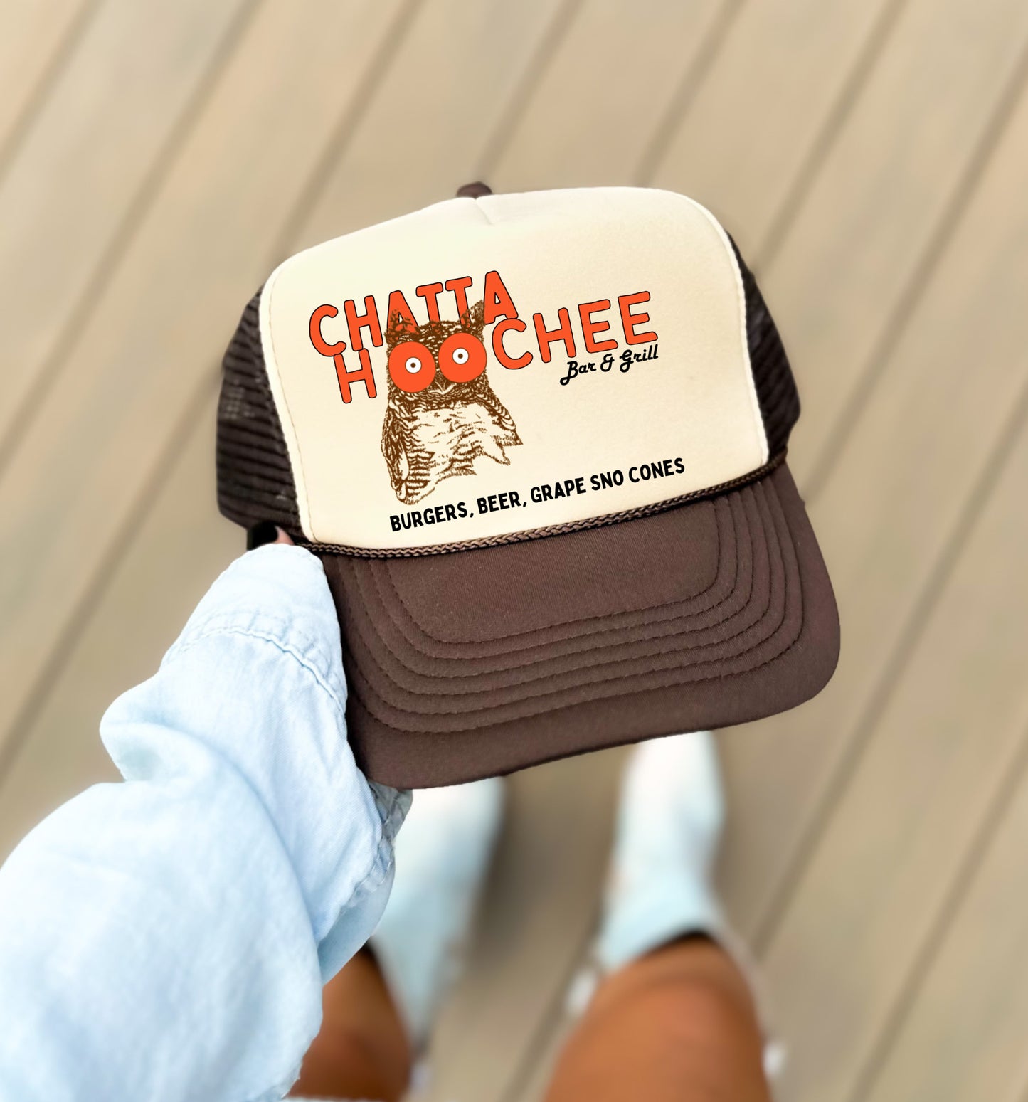 Chattahoochee Trucker Hat/ Gifts for Her/ Funny Hooters Hat