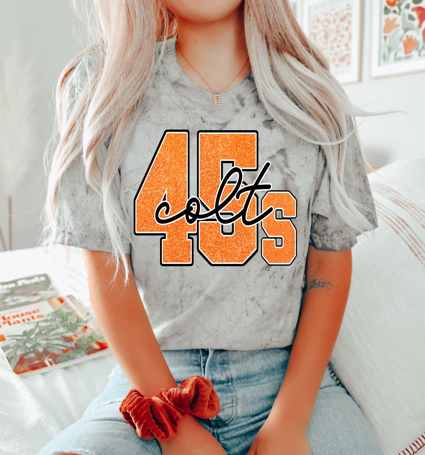 Comfort Colors Colorblast Colt 45 Baseball Shirt/ Youth and Adult Sizes