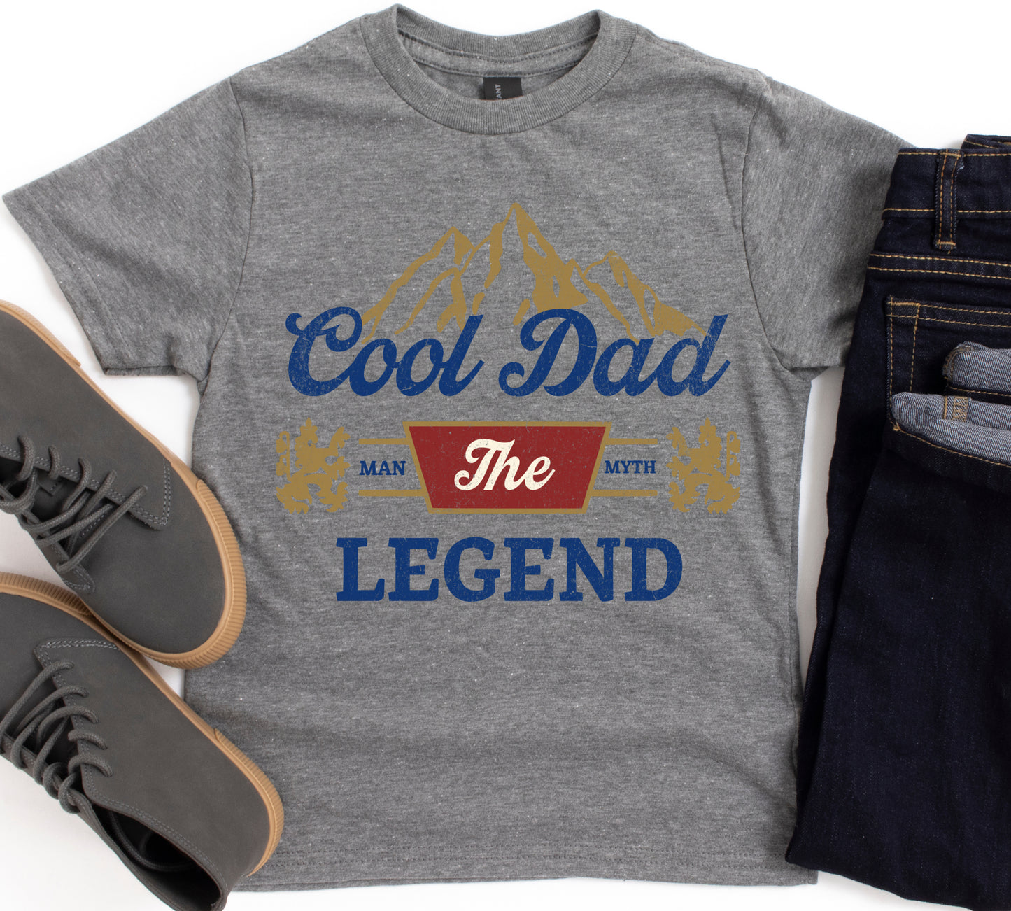 Cool Dad The Legend - Beer Shirt - Father's Day Tee - Fathers Day Shirt