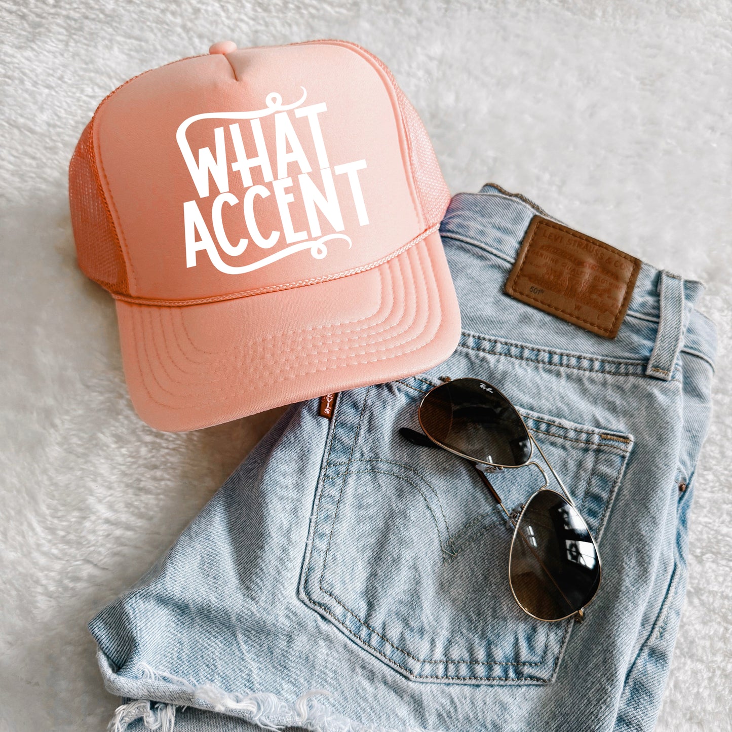 What Accent Trucker Hat / Funny Accent Trucker Hat/ Otto Brand - Funny Trucker Hats