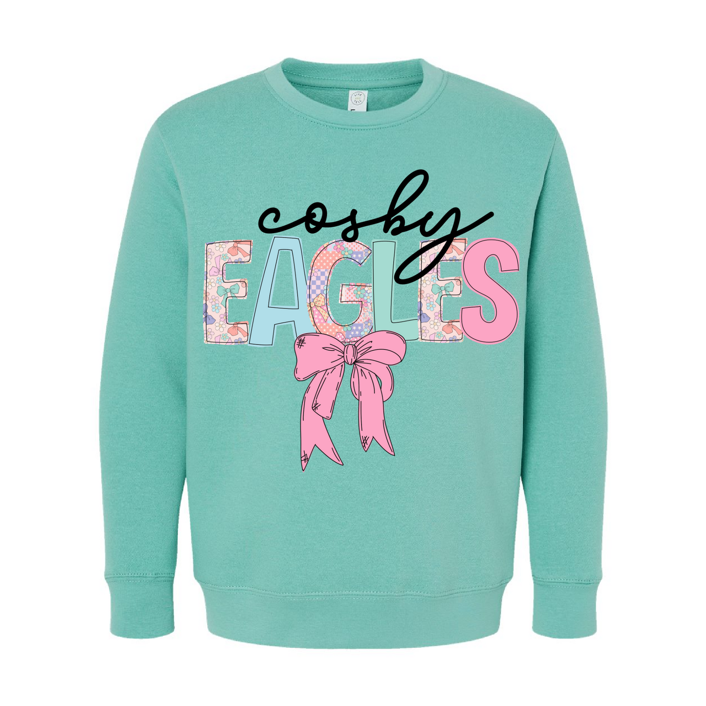 Cosby Eagles Bow Sweatshirt - Youth and Adult Sizes (Multiple Colors)