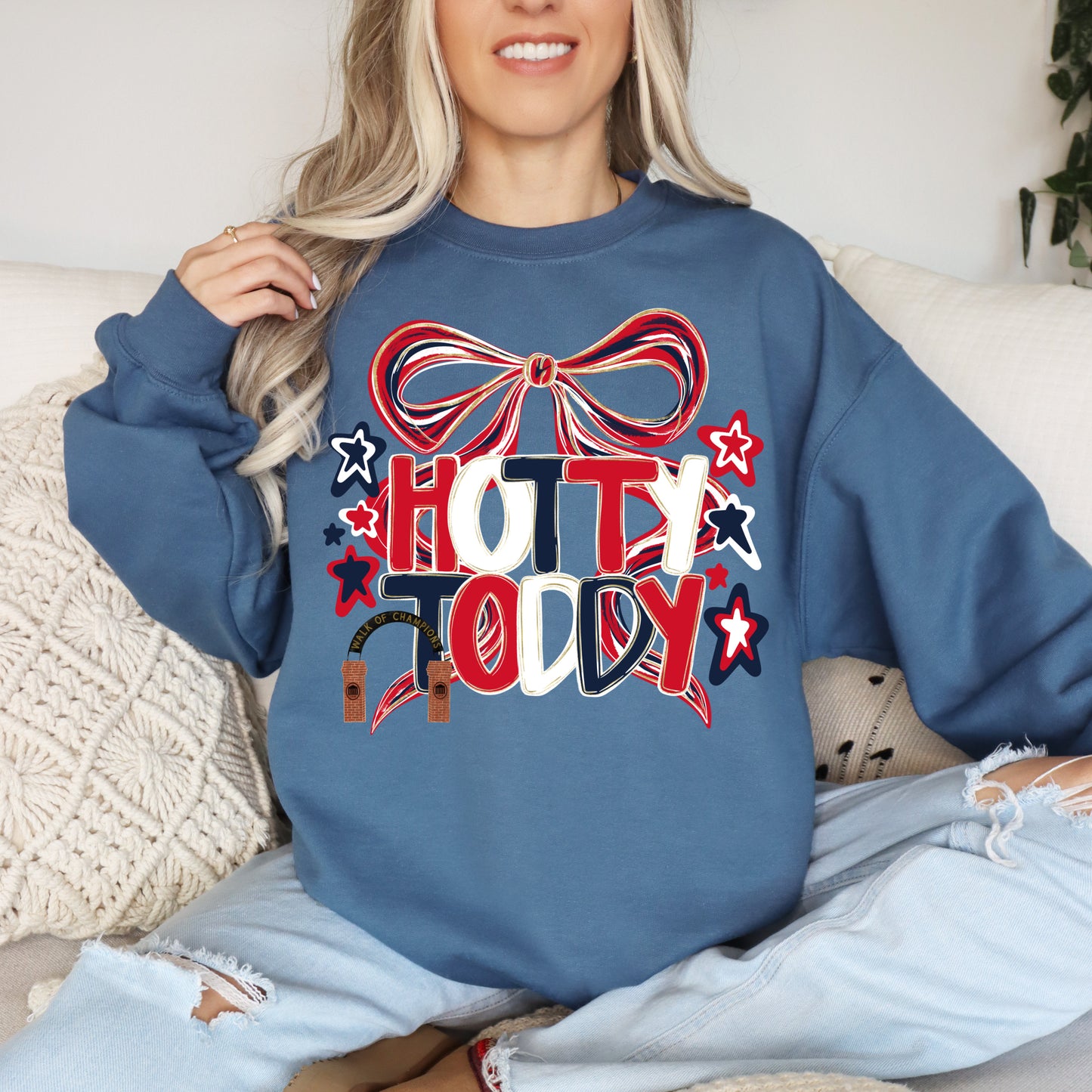 Bella or Gildan Hotty Toddy Sweatshirt / Mississippi Sweatshirt / Ole Miss Sweater / Youth and Adult Sizes