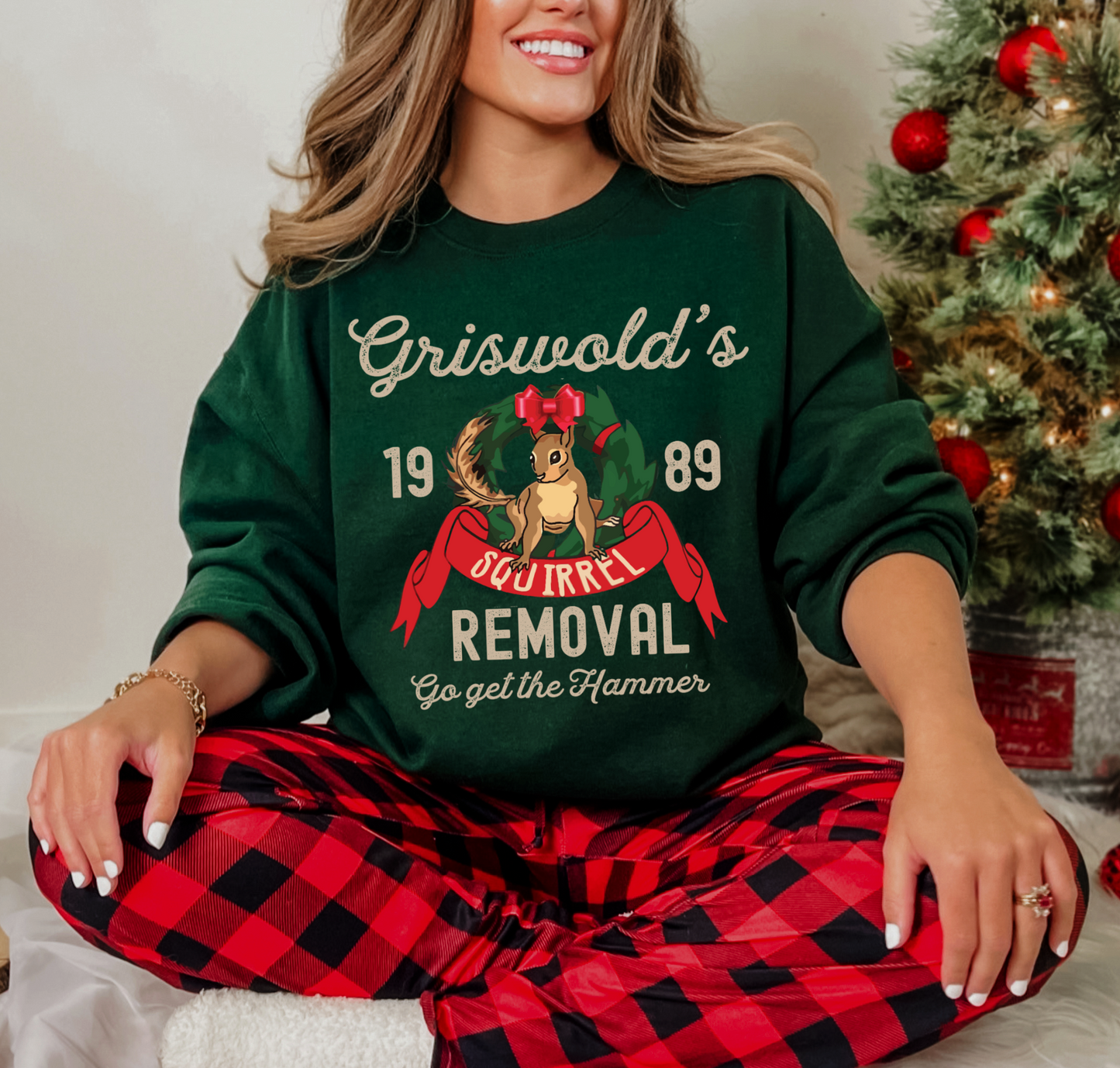 Gildan or Bella Canvas Griswold's Squirrel Removal Service Sweatshirt/ Funny Christmas Sweatshirt / Youth and Adult Sizes Available