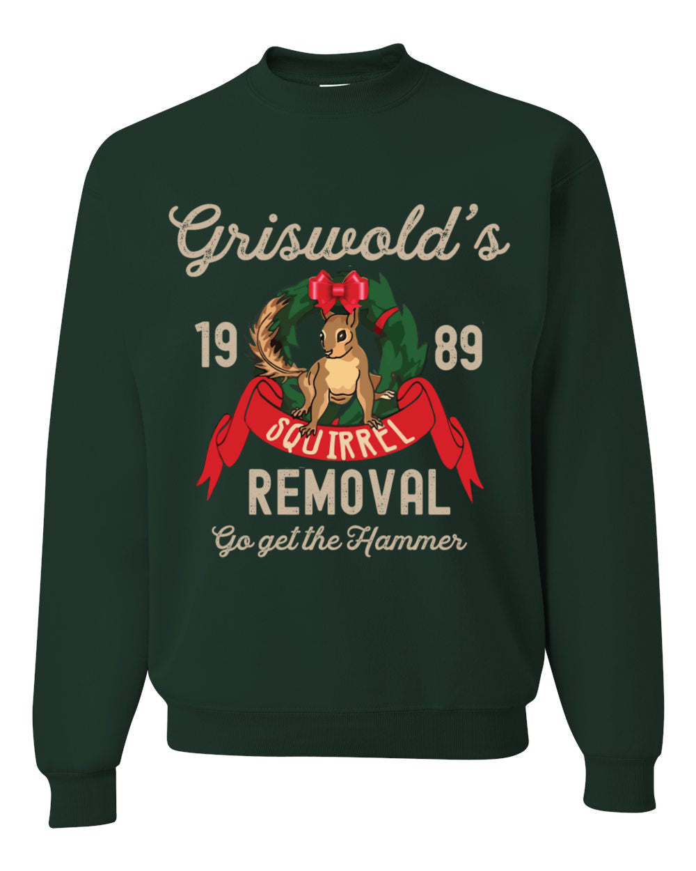 Gildan or Bella Canvas Griswold's Squirrel Removal Service Sweatshirt/ Funny Christmas Sweatshirt / Youth and Adult Sizes Available