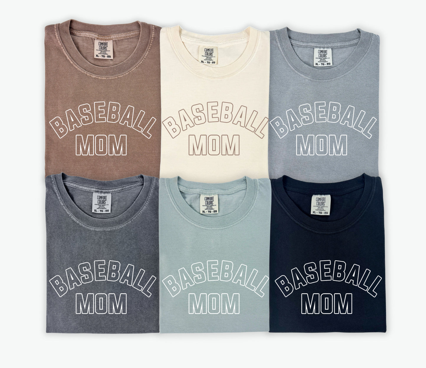 Comfort Colors Baseball Mom Tee/ Baseball Mom Shirt / Multiple Color Options