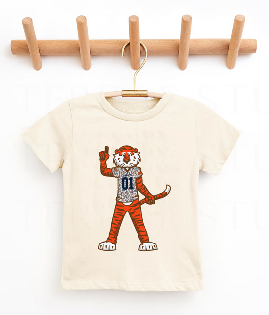 Spirit Camo Mascot Drop - Youth and Adult Camo Mascot Tee/ Camo Aubie Shirt