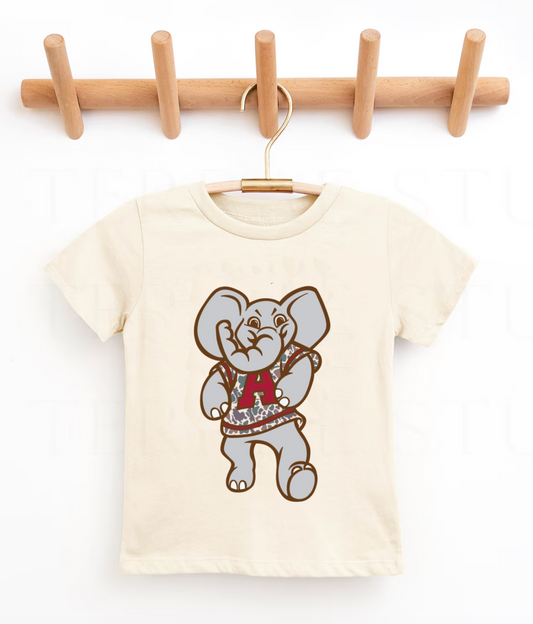 Spirit Camo Mascot Drop - Youth and Adult Camo Mascot Tee/ Camo Bama Shirt