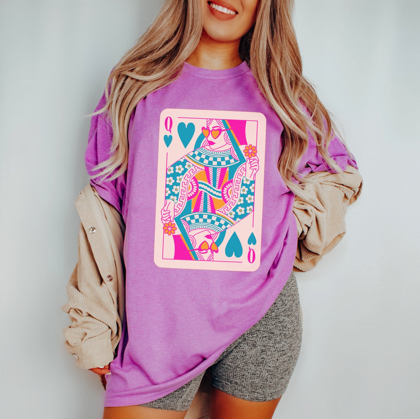 Soft Style Bougie Card Queen Tee/ Adult Sizes