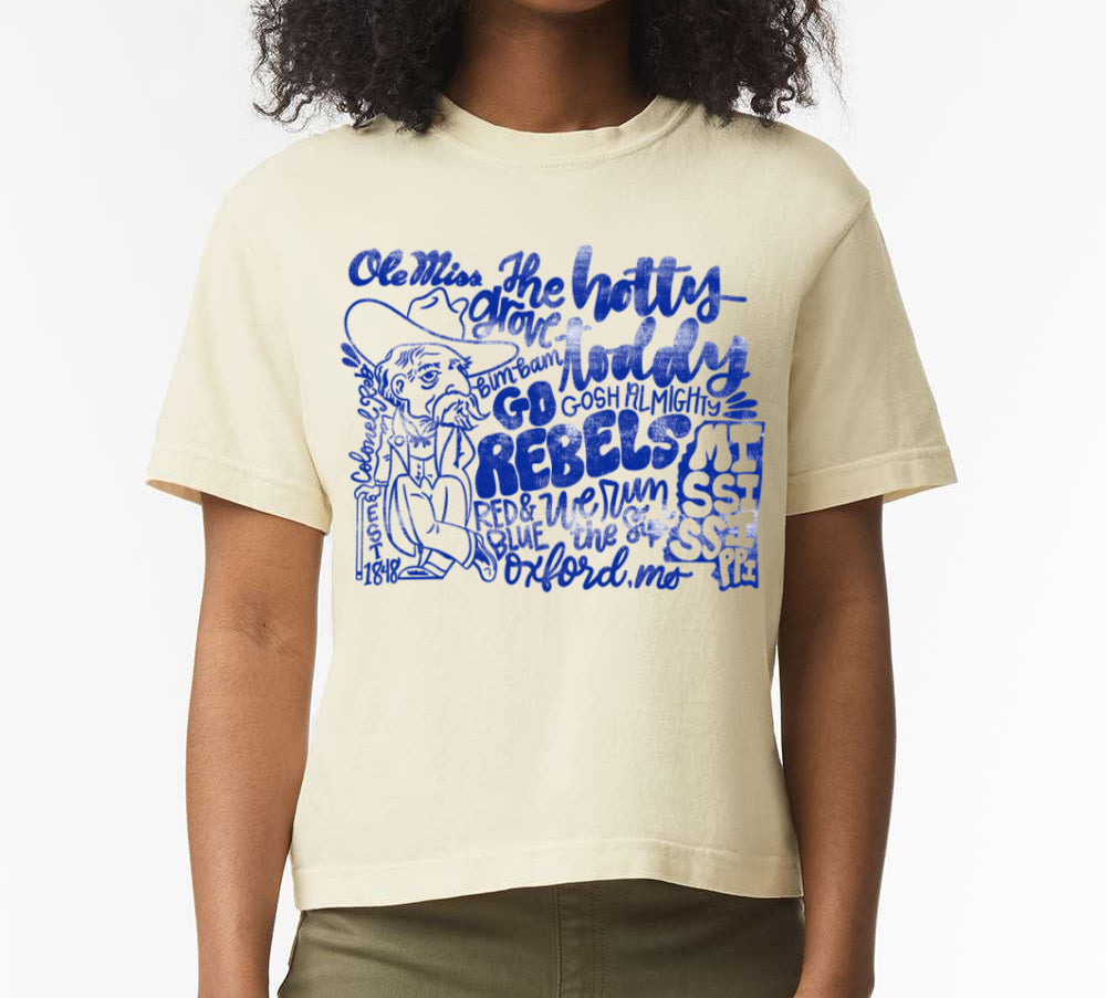 Spirit Drop - Rebs Cropped Comfort Colors Tee