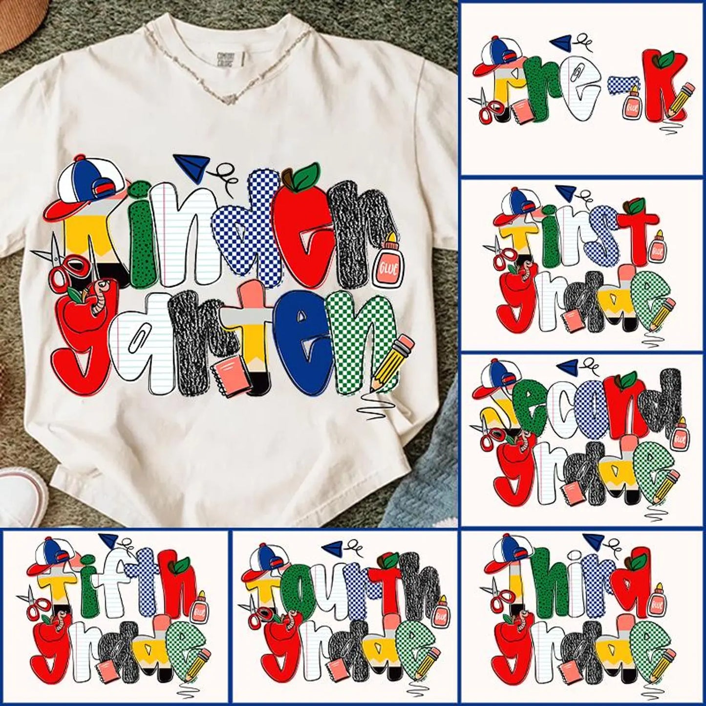 Boys Back To School Students or Teachers Shirt/ All Grades Available