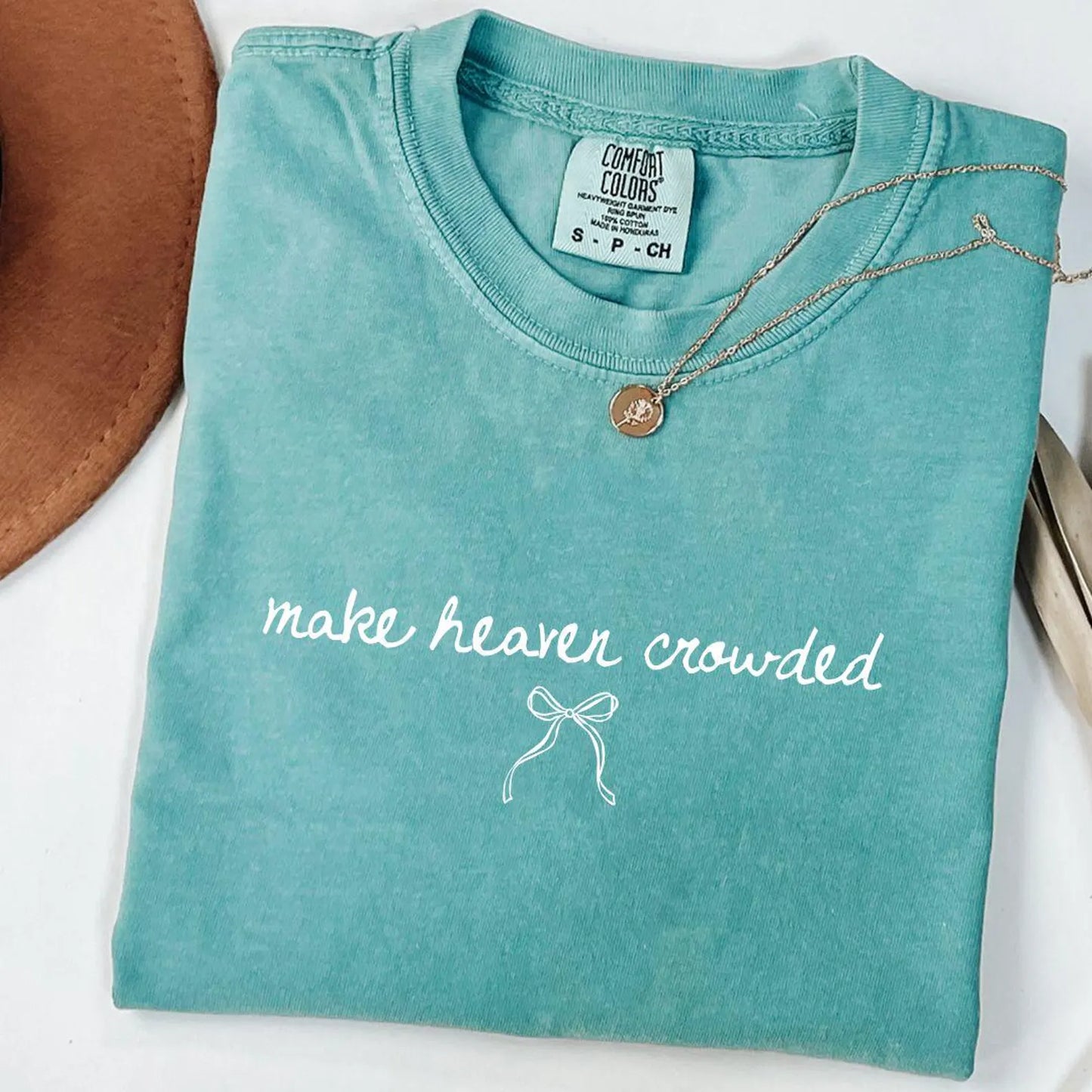 Comfort Colors Make Heaven Crowded Shirt/ Religious Tees/ Multiple Colors