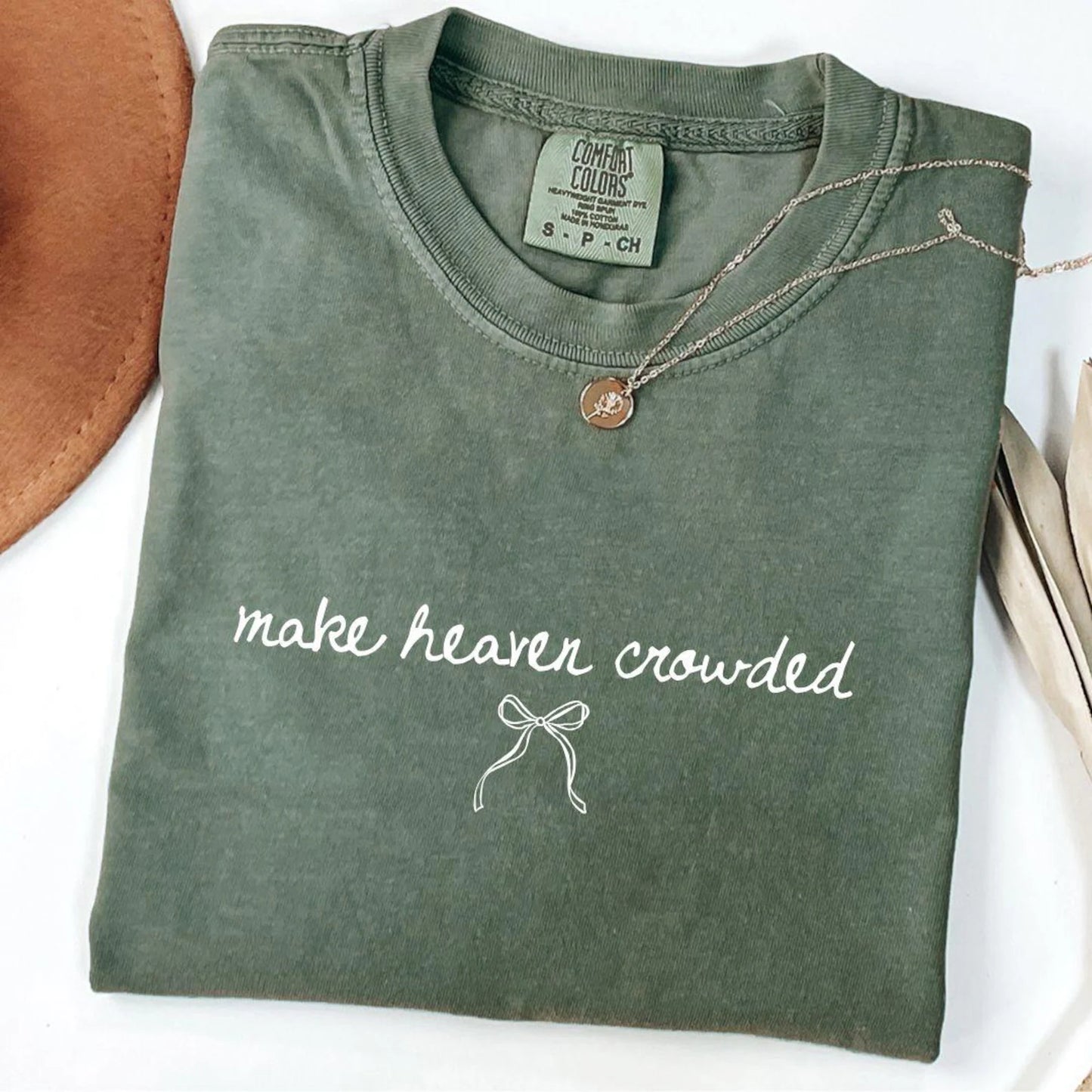 Comfort Colors Make Heaven Crowded Shirt/ Religious Tees/ Multiple Colors
