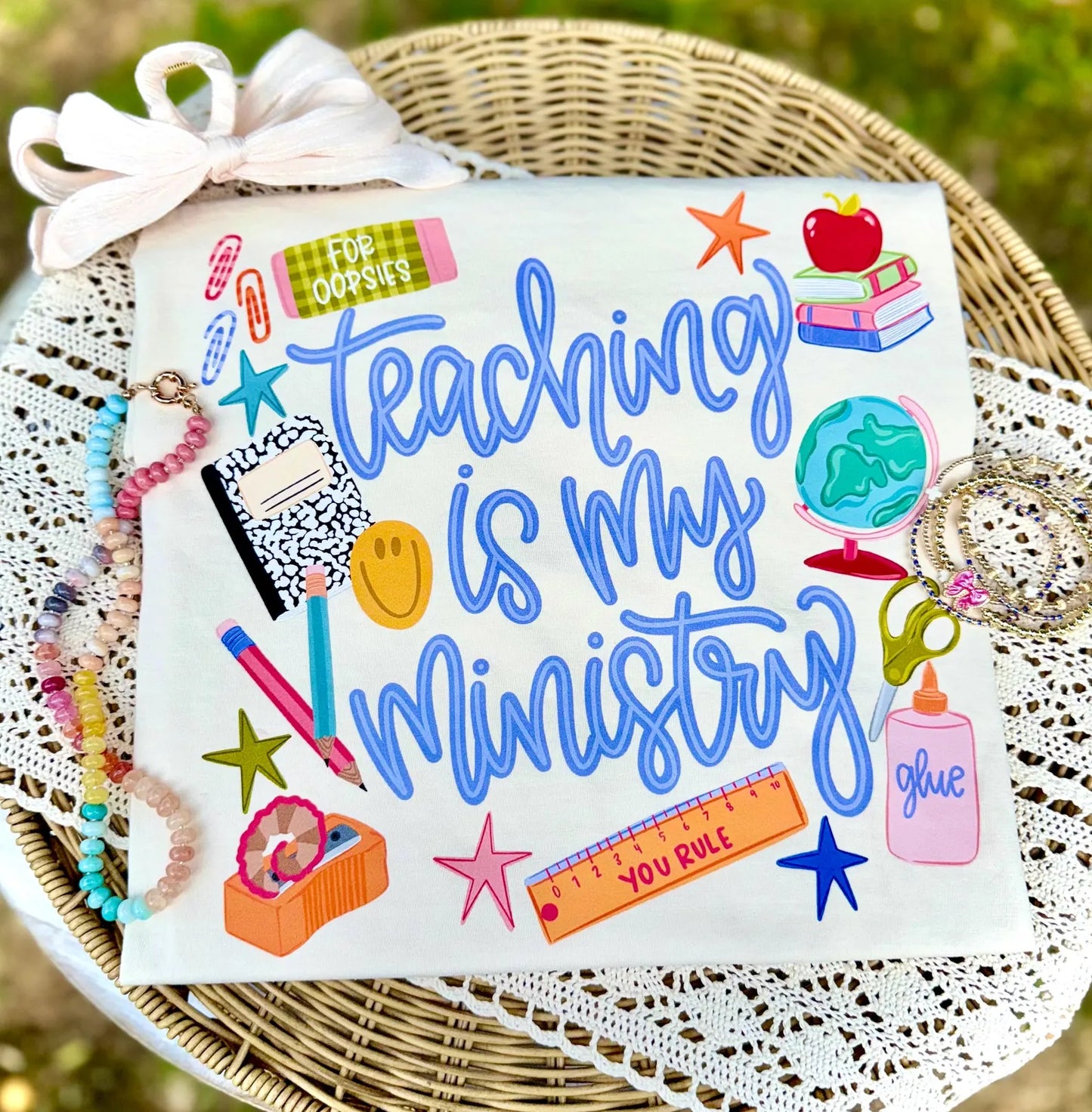 Comfort Colors or Bella Canvas - Teaching Is My Ministry Tee/ Teacher Gifts/ Teacher Team Shirts