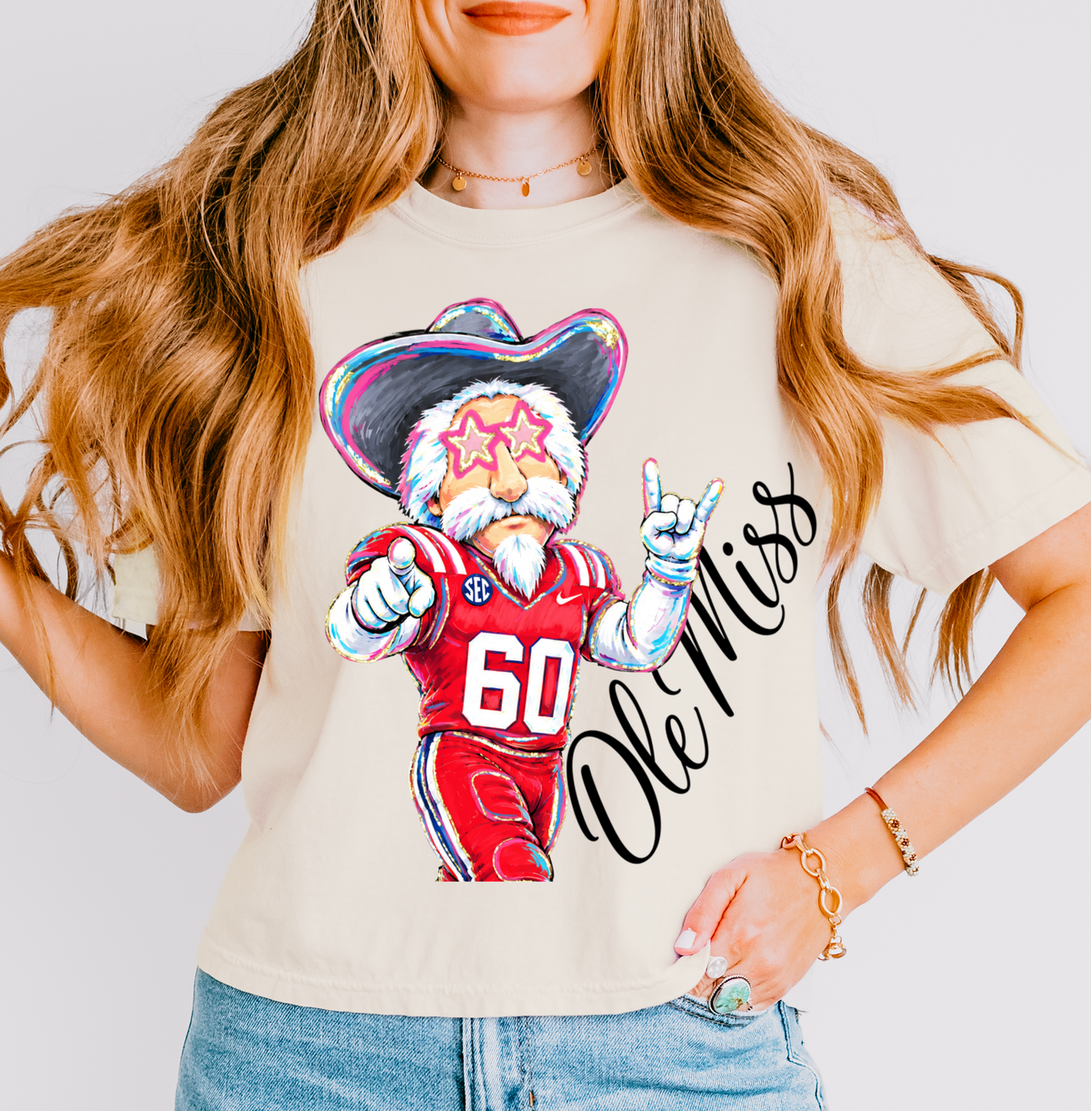 Cropped Comfort Colors Go Rebs Tee - Mississippi Tee / Rebel Shirt/ Adult Sizes