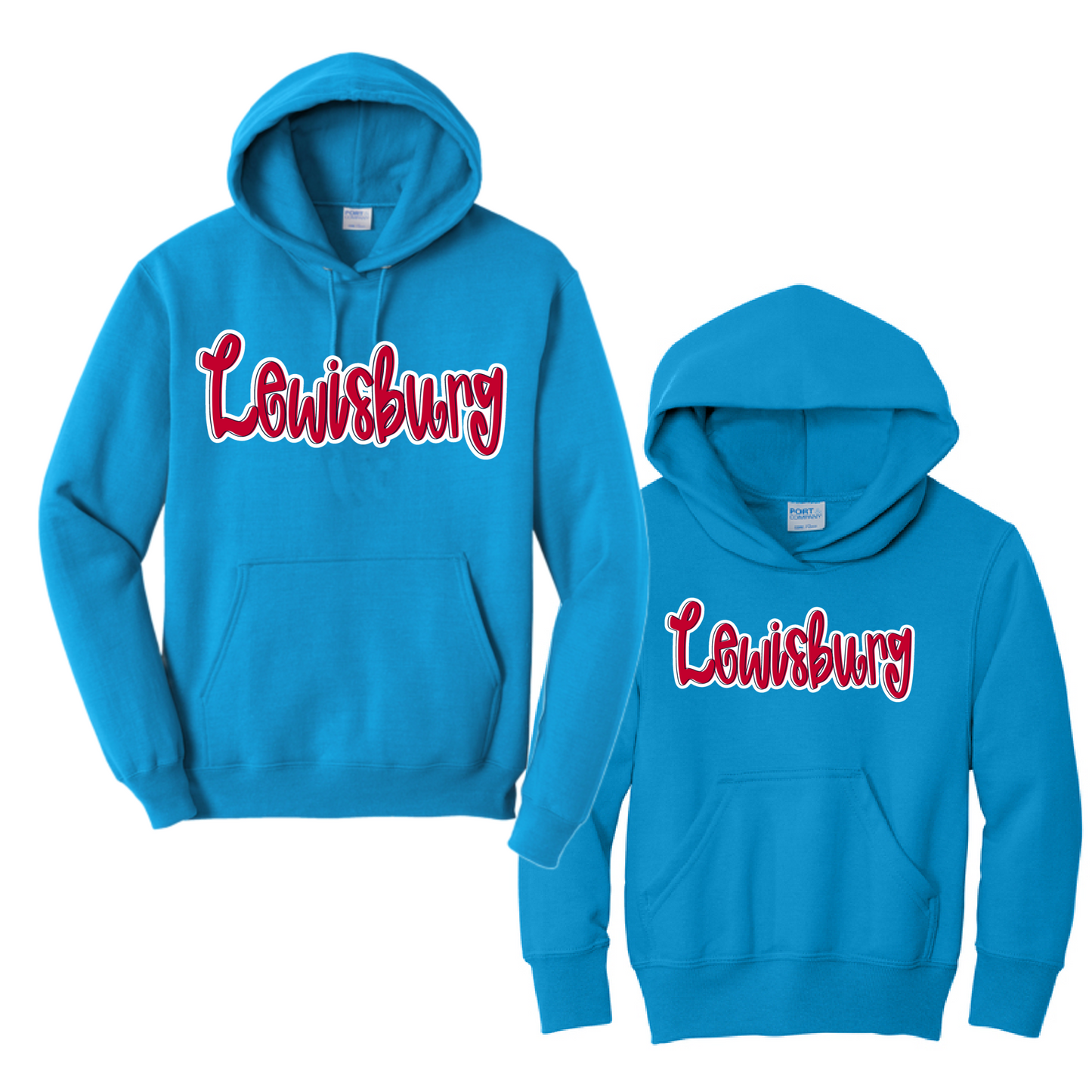 Lewisburg Hoodie Sweatshirt Youth and Adult Sizes/ Lewisburg -Desoto County Schools