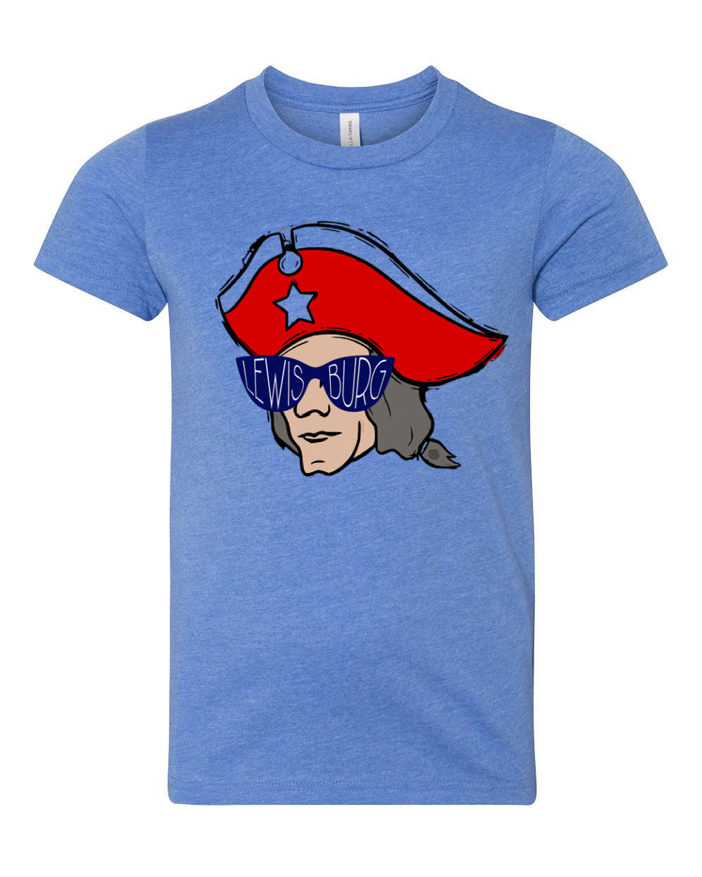 Lewisburg Patriots Mascot Boys Style Unisex Shirt / School Mascot Shirts