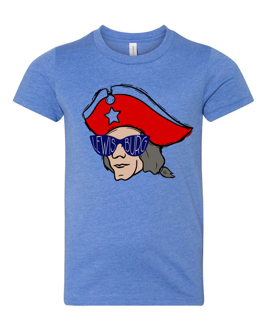 Lewisburg Patriots Mascot Boys Style Unisex Shirt / School Mascot Shirts