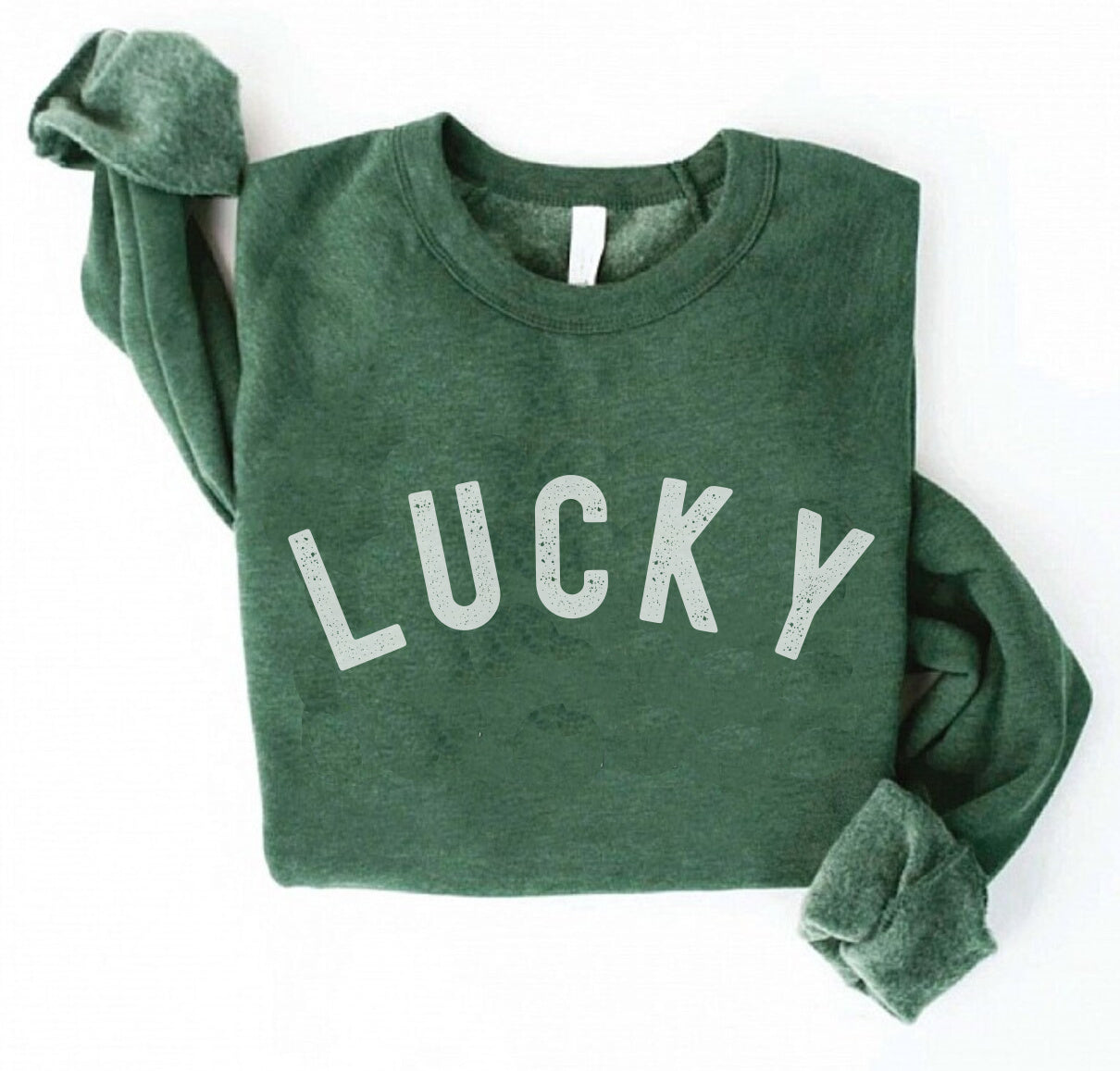 Bella Lucky St. Patricks Day Sweatshirt Adult Sizes St Patty s Day