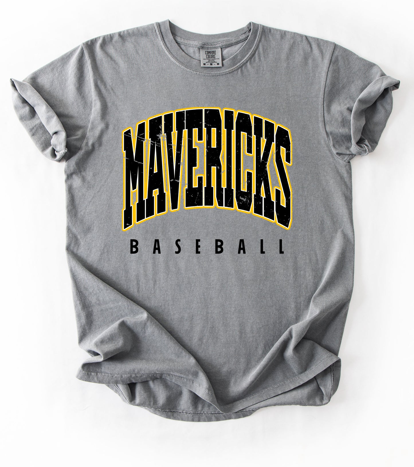 Comfort Colors Mavericks Shirt/ Youth and Adult Sizes - Mavs Baseball