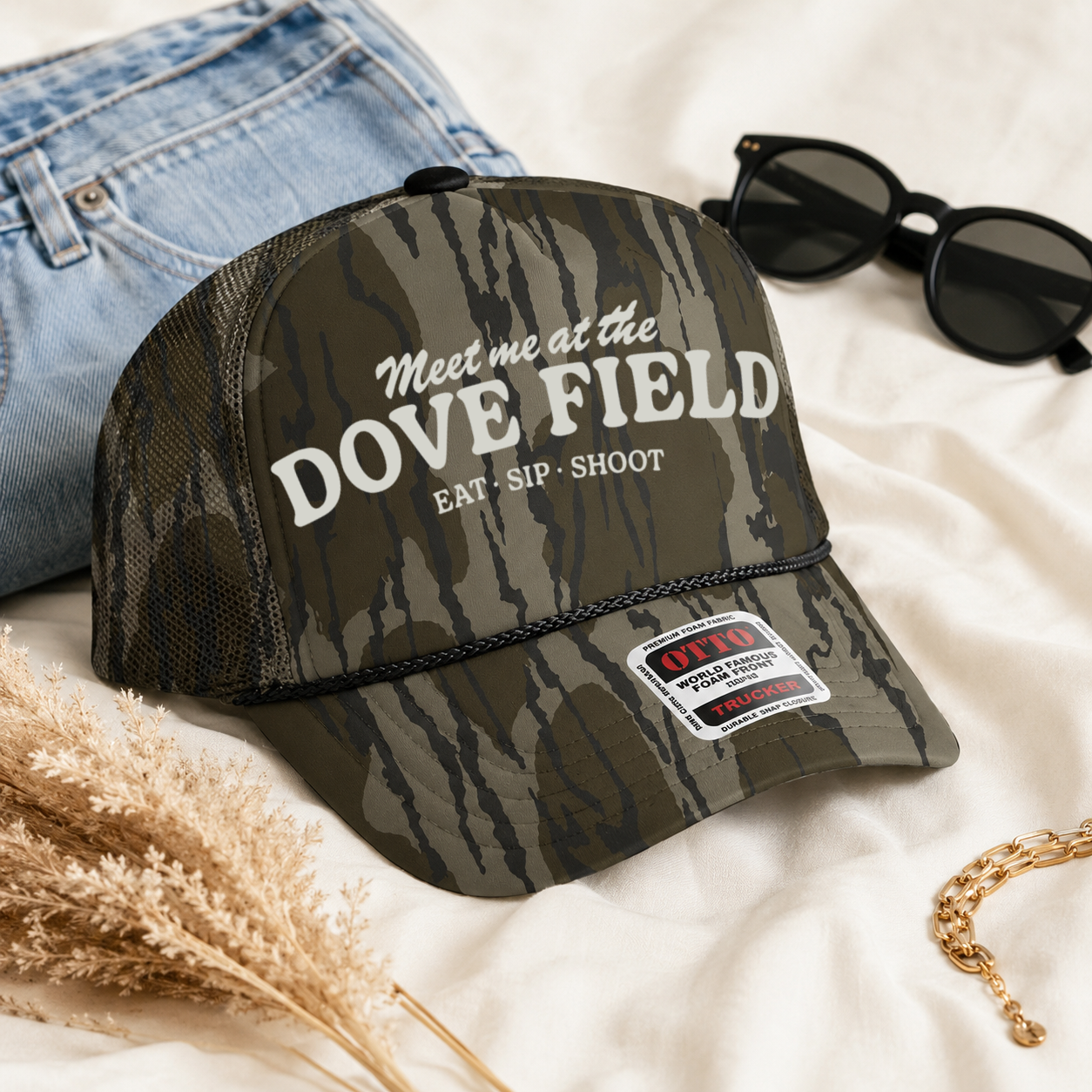 Mossy Oak Bottomland Hat/ Meet Me At The Dove Field