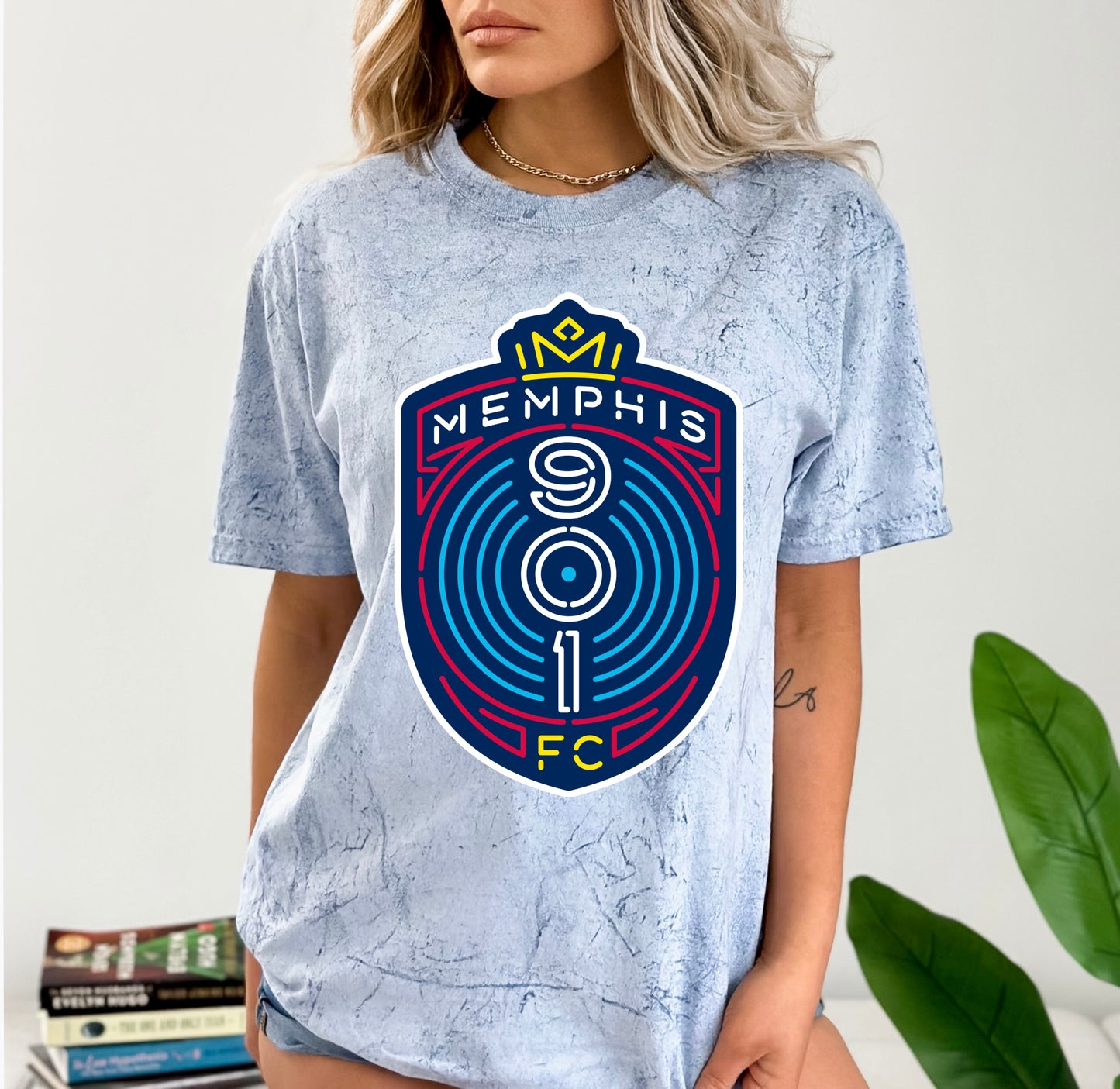 Colorblast Memphis 901 FC Soccer T-Shirt / Soccer Shirt / Bella Canvas or Comfort ColorsTee
