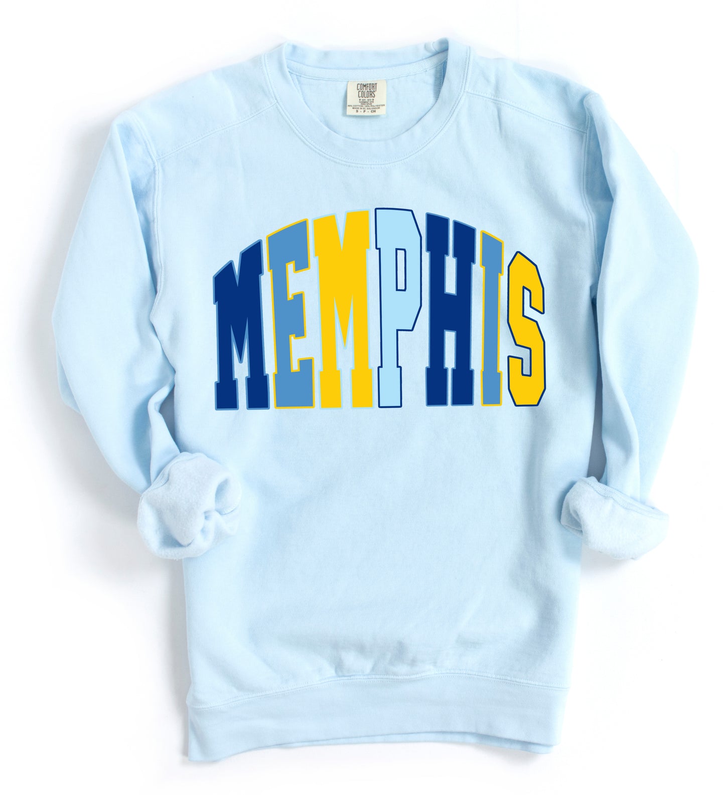 Comfort Colors Memphis Sweatshirt / Direct to Film Printed Sweatshirt/ Adult Sizes