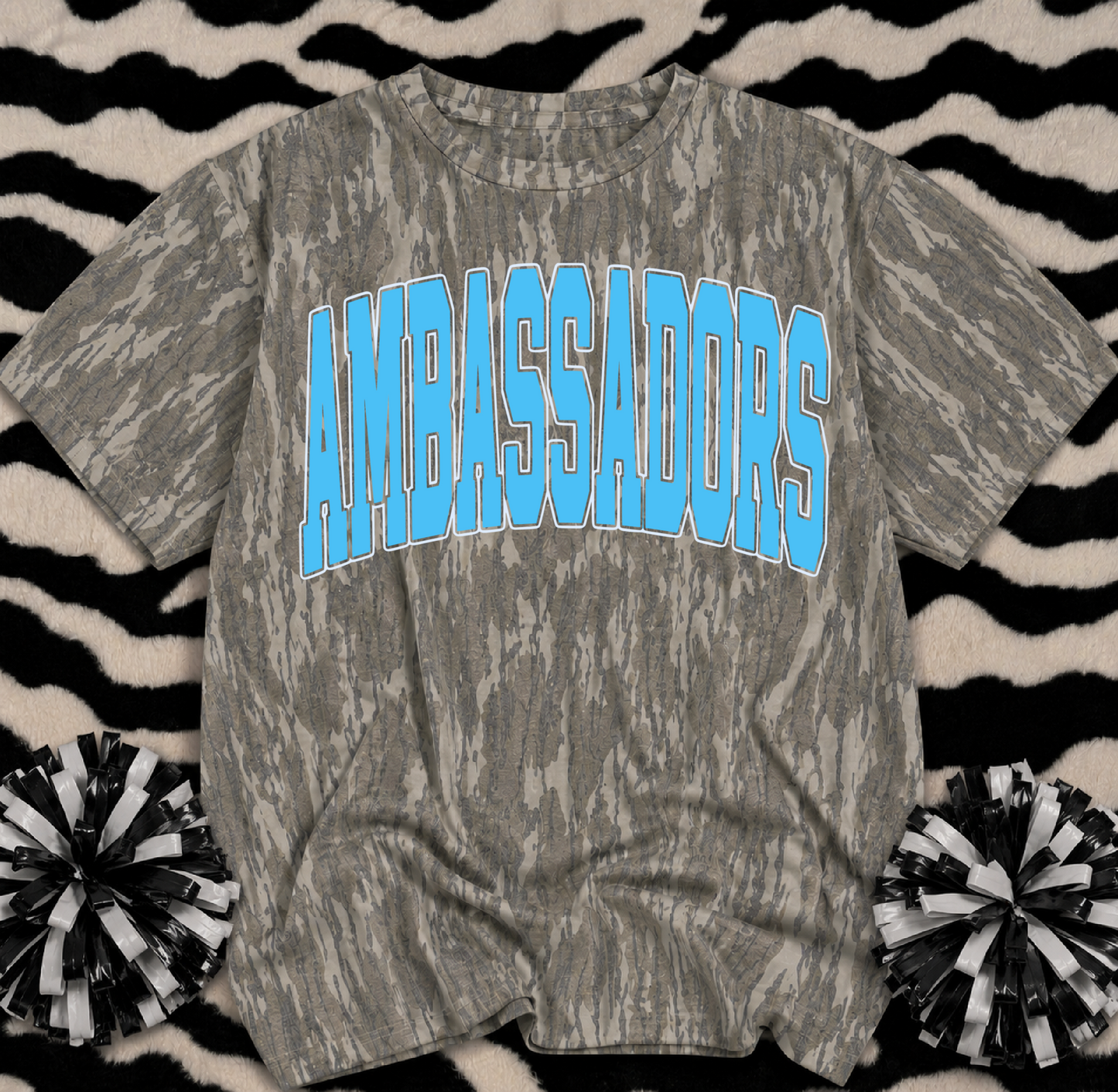 Mossy Oak Desoto Christian Ambassadors Shirt/ Adult Sizes Camo Shirt