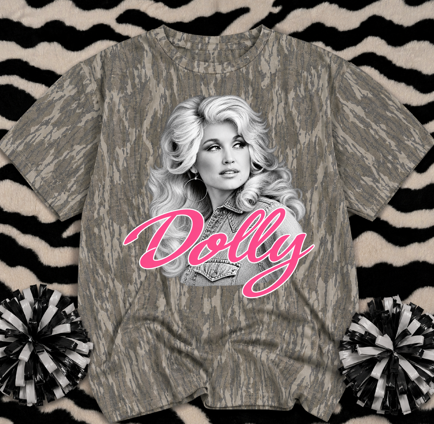 Mossy Oak Camo Dolly Shirt/ Youth and Adult Sizes