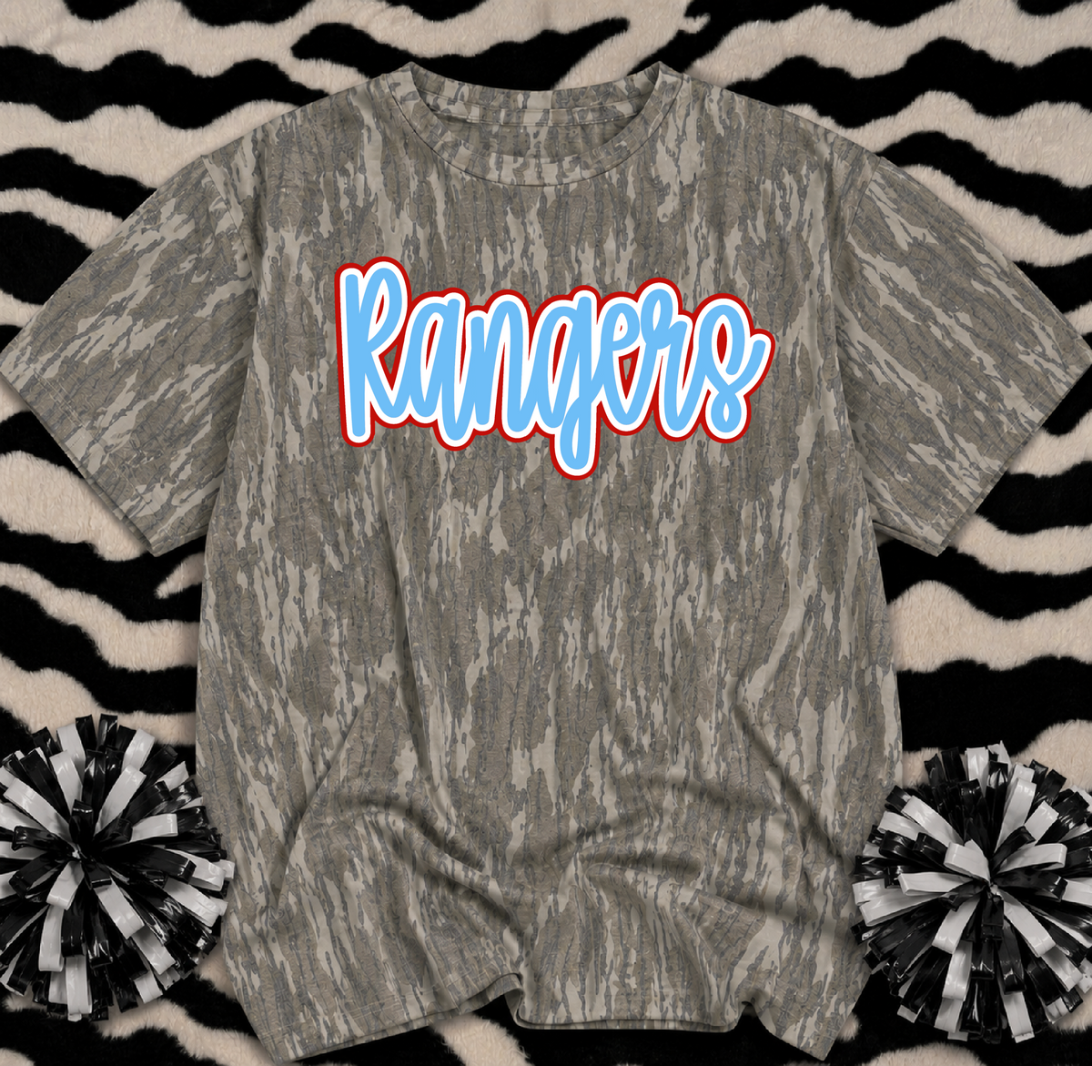 Mossy Oak Camo Northwest Rangers Shirt/ Youth and Adult Sizes