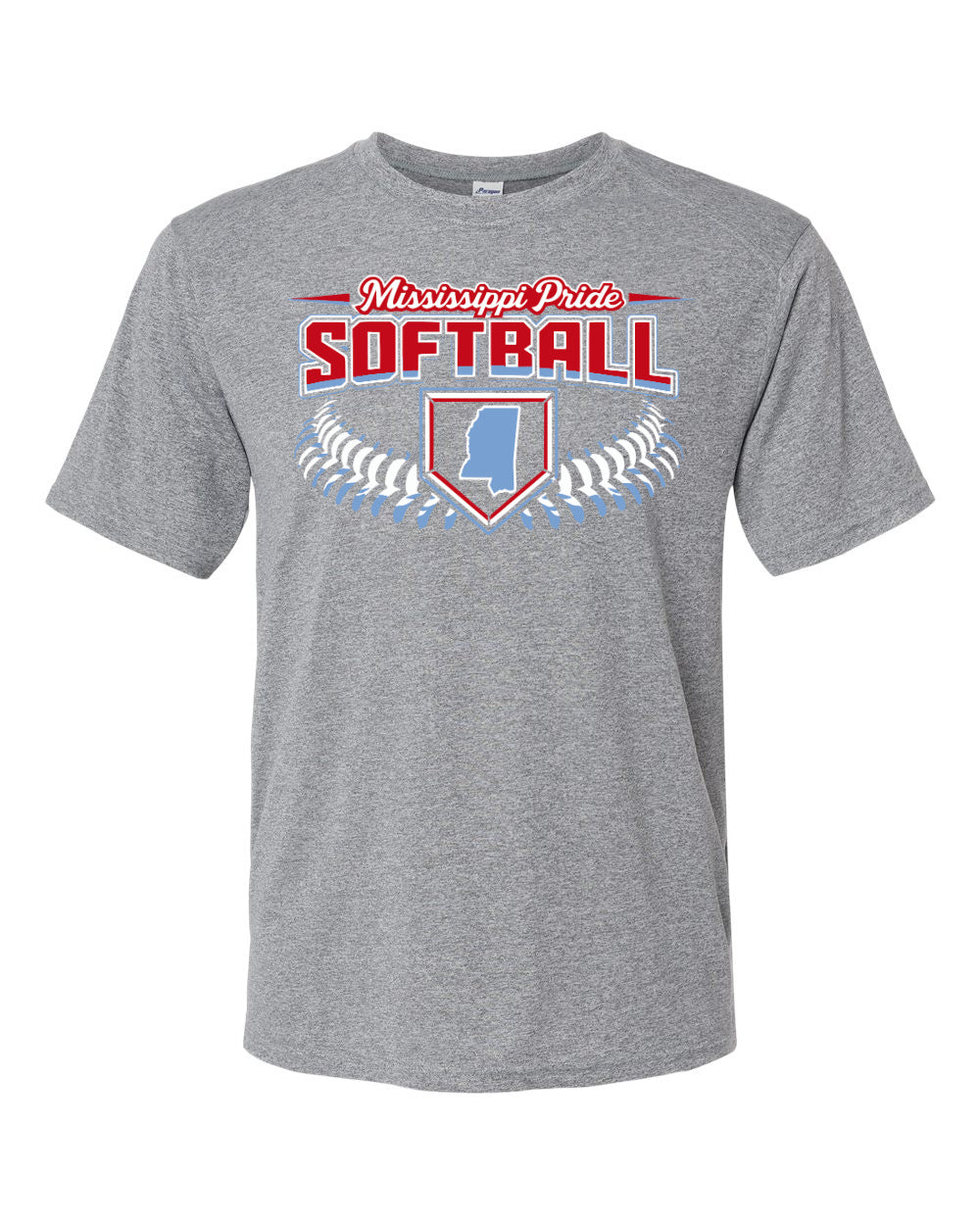 Drifit Mississippi Pride Softball Shirt/ Youth and Adult Sizes