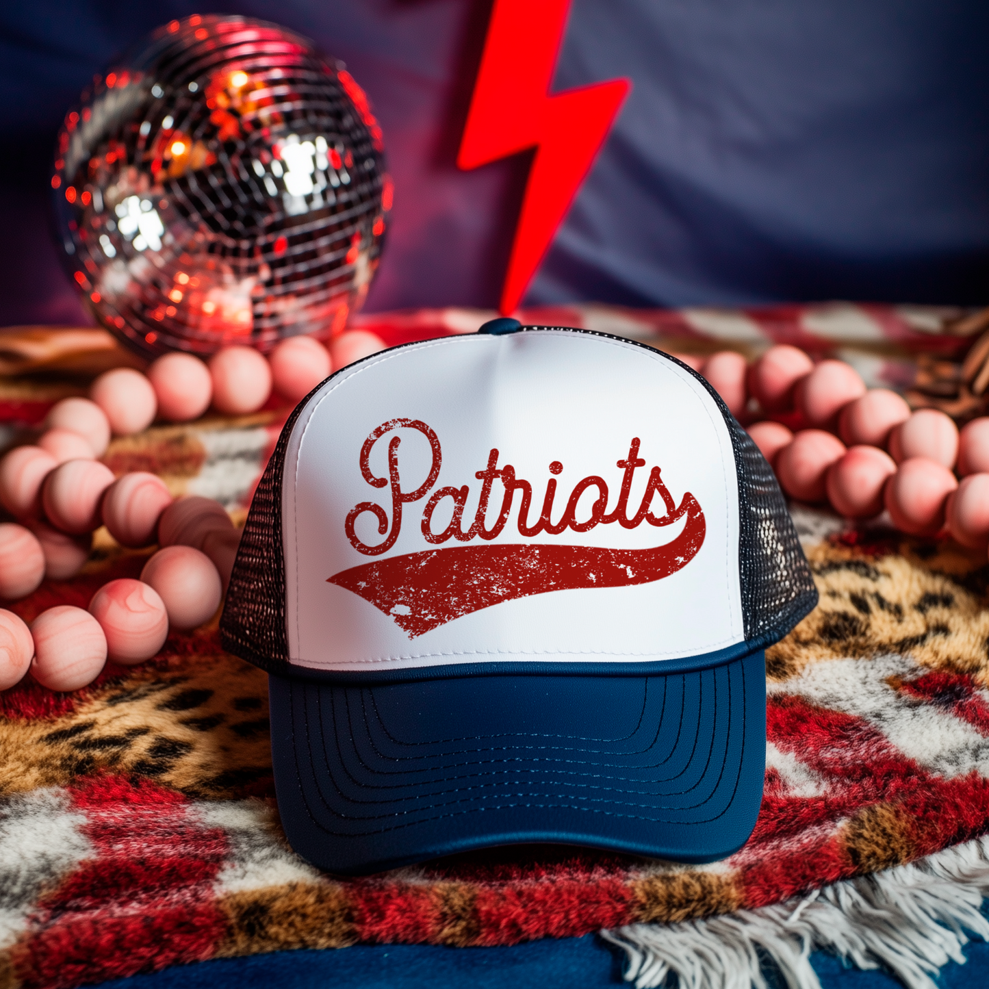 Patriots Spirit Hat - Lewisburg Trucker Hat / Patriots Hat (Multiple Colors)