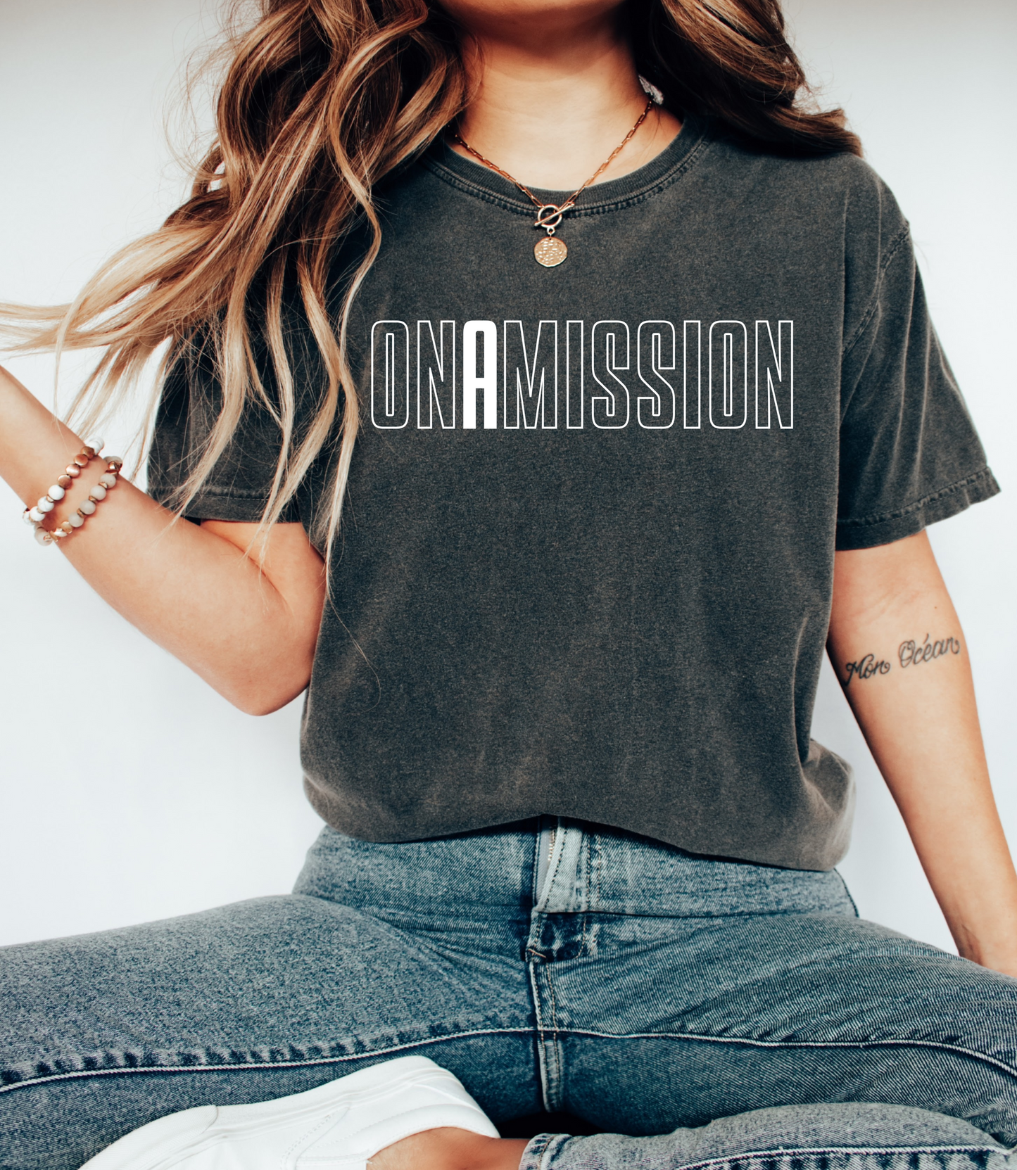 Comfort Colors On A Mission Shirt/ Youth and Adult Sizes