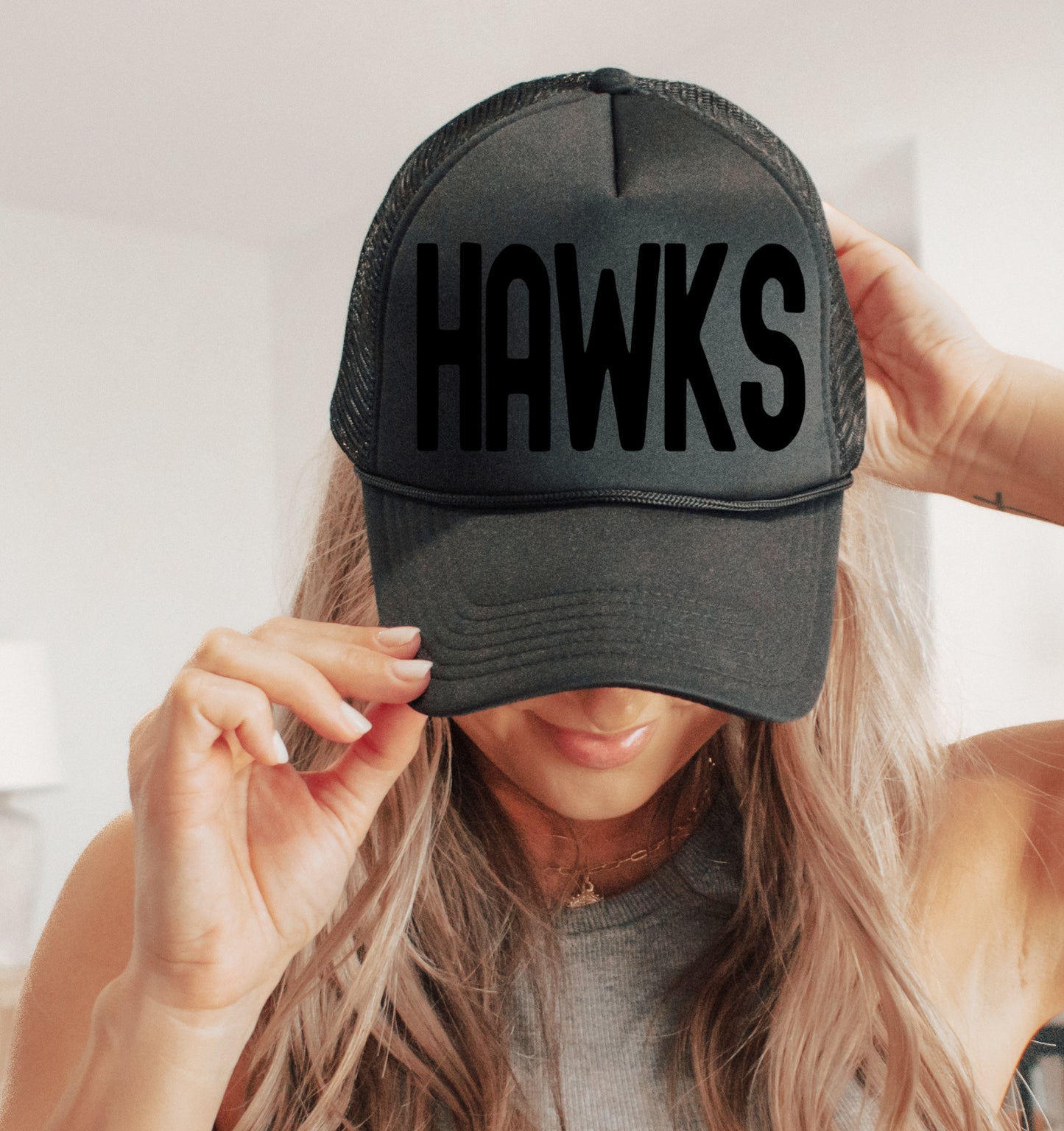 Game Day Hawks Tone on Tone Trucker Hat