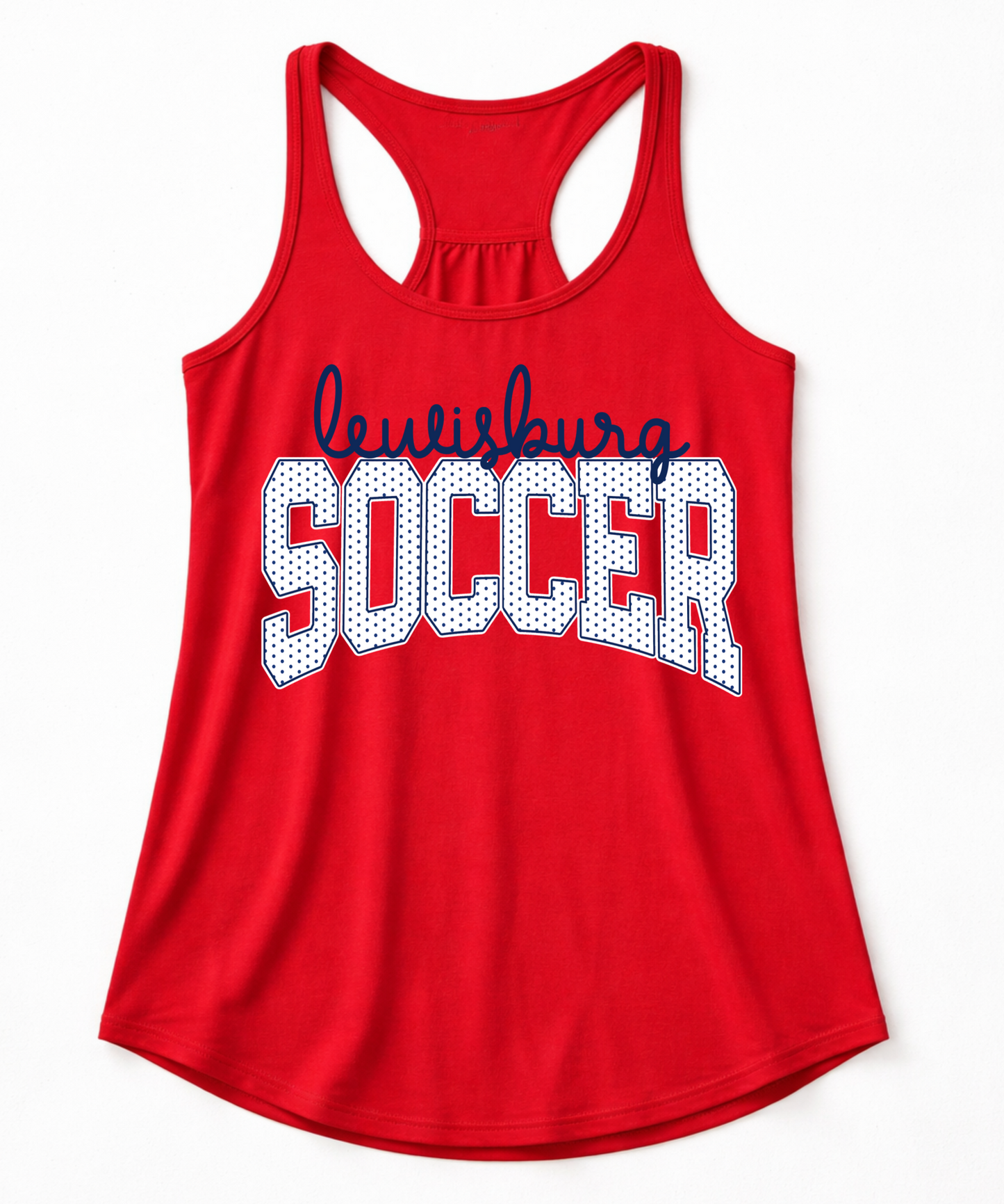Lewisburg Soccer Tank / Adult Sizes/ Lewisburg -Desoto County Schools