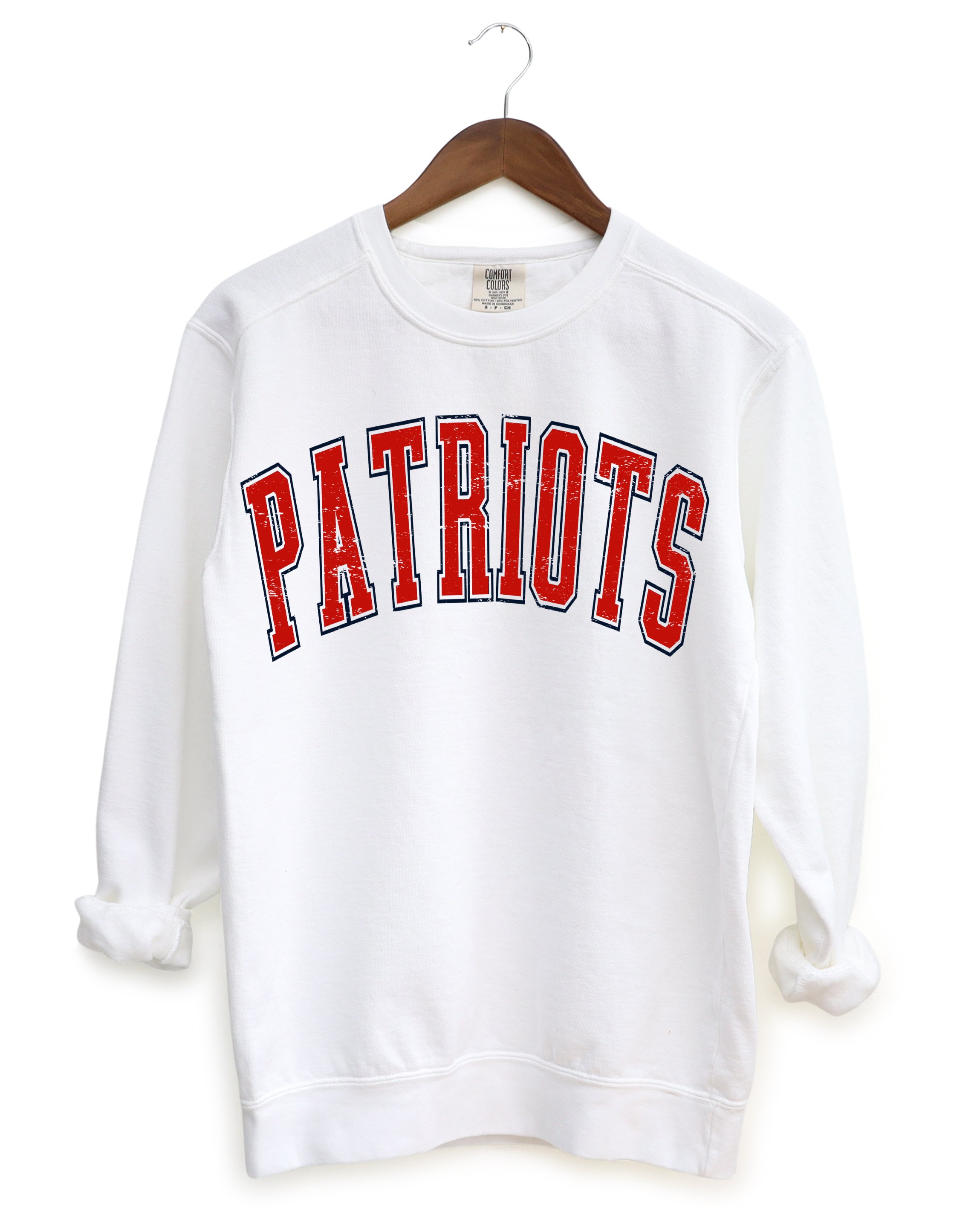 patriots grey sweatshirt