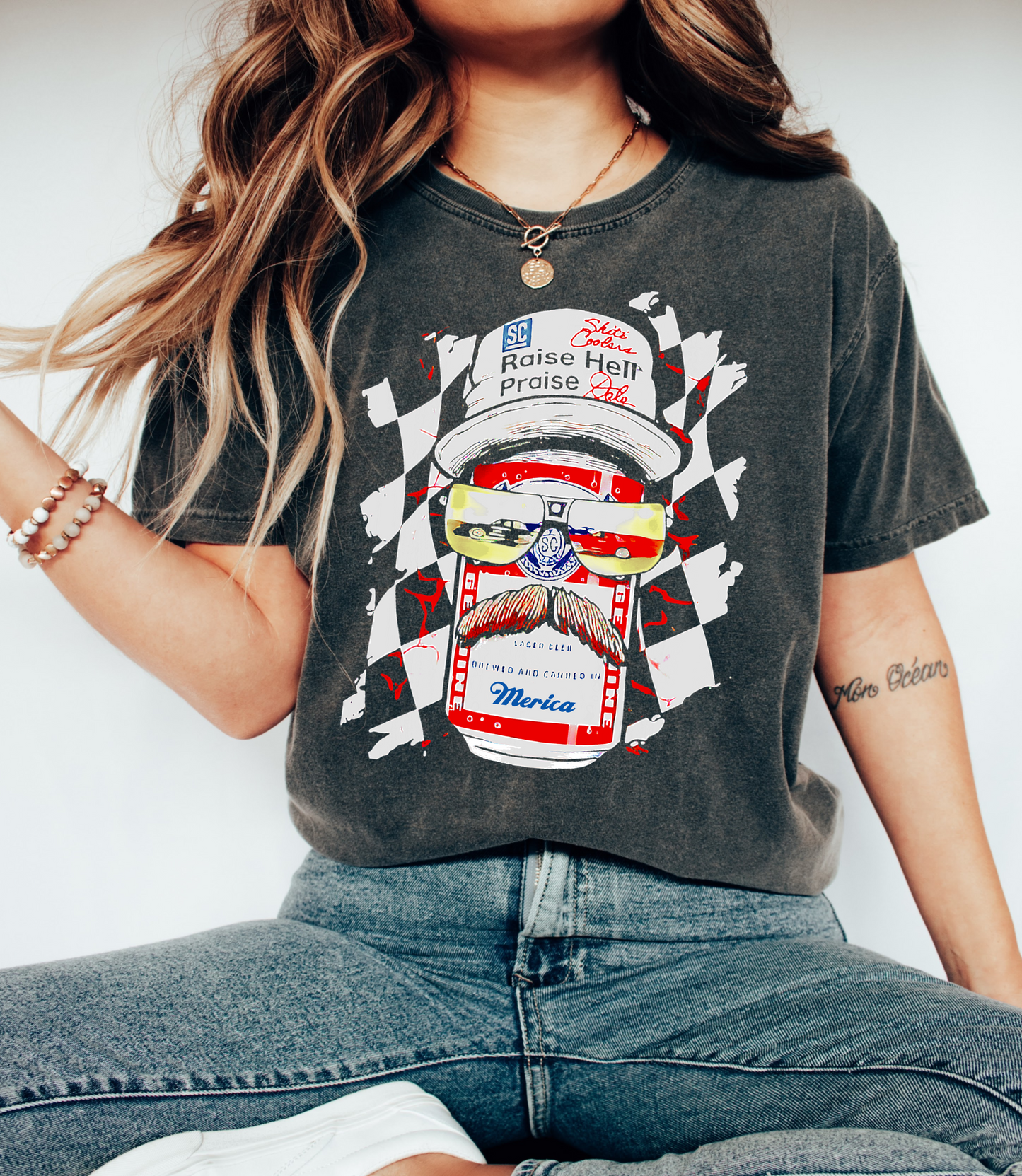 Comfort Colors or Bella Canvas Tee- Raise Hell Praise Dale/ Funny Summer Tee