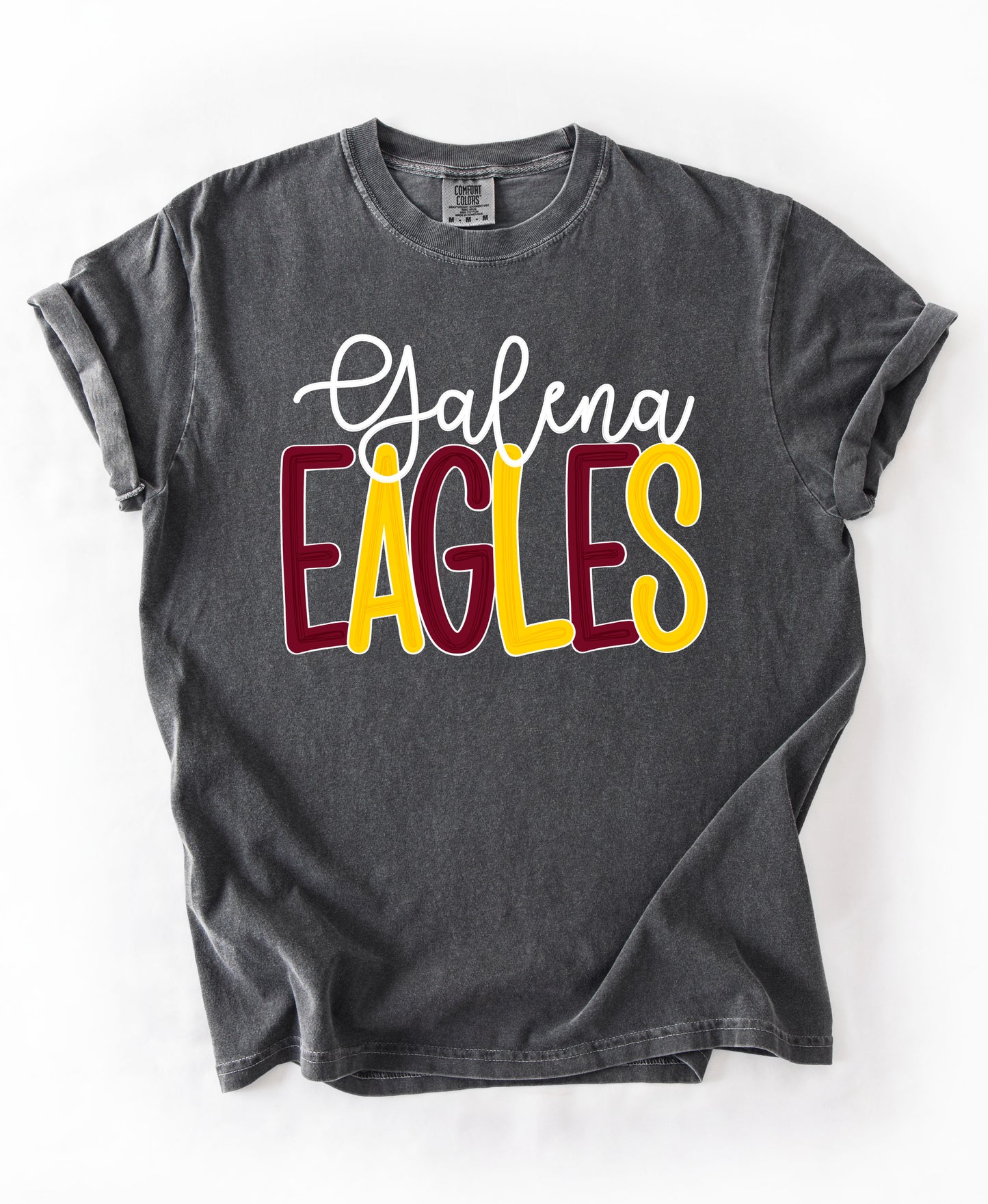 Comfort Colors Galena Eagles Shirt/ Youth and Adult Sizes