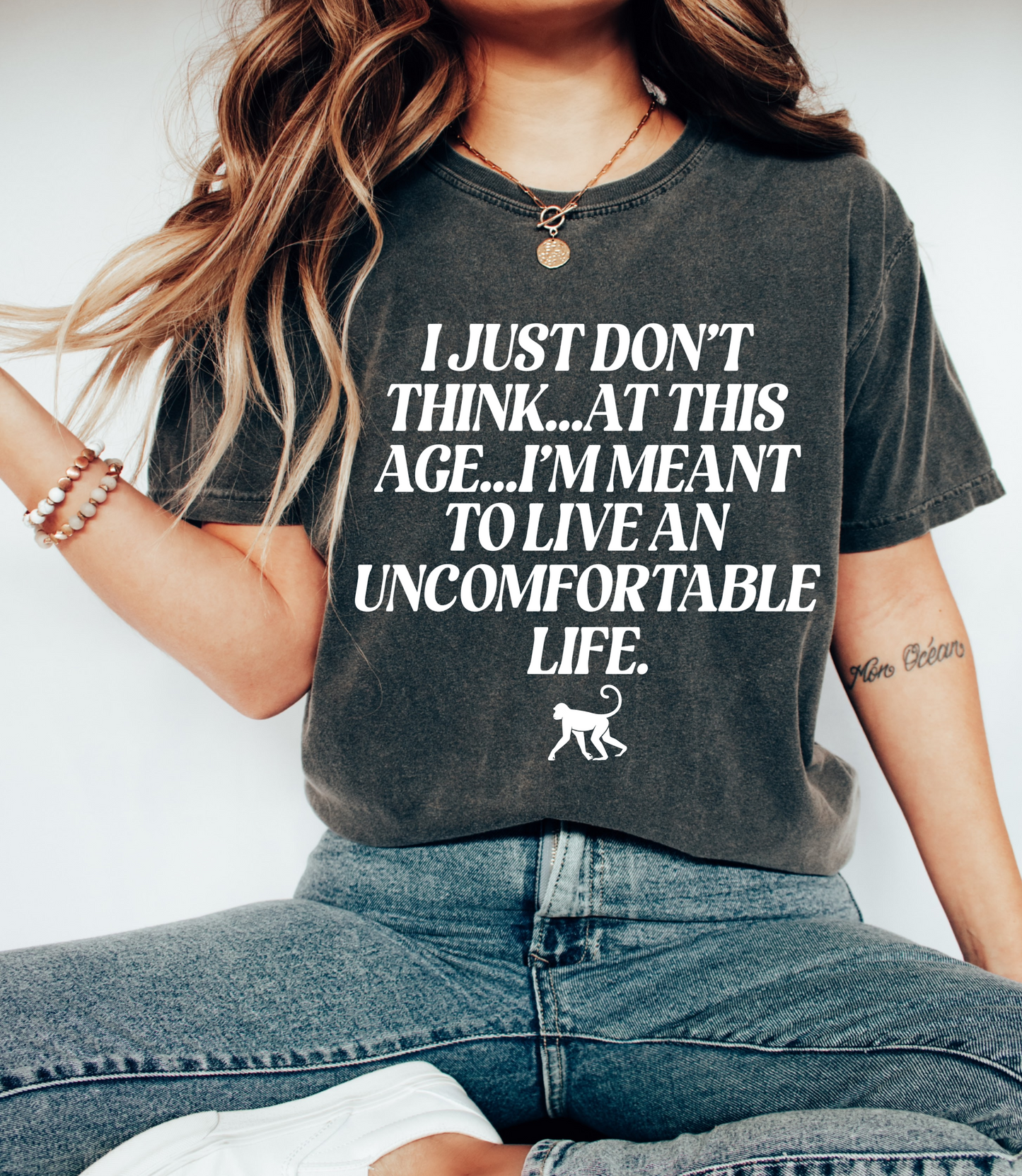 Comfort Colors or Bella Canvas I Just Don't Think At This Age I'm Meant To Live An Uncomfortable Life Shirt/ Funny White Lotus Shirt