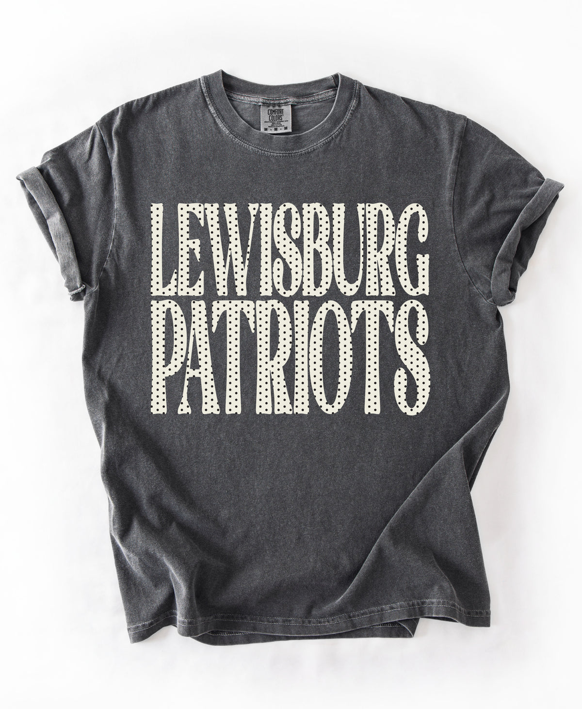 Comfort Colors Patriots Polkadot Tee - Youth and Adult Sizes