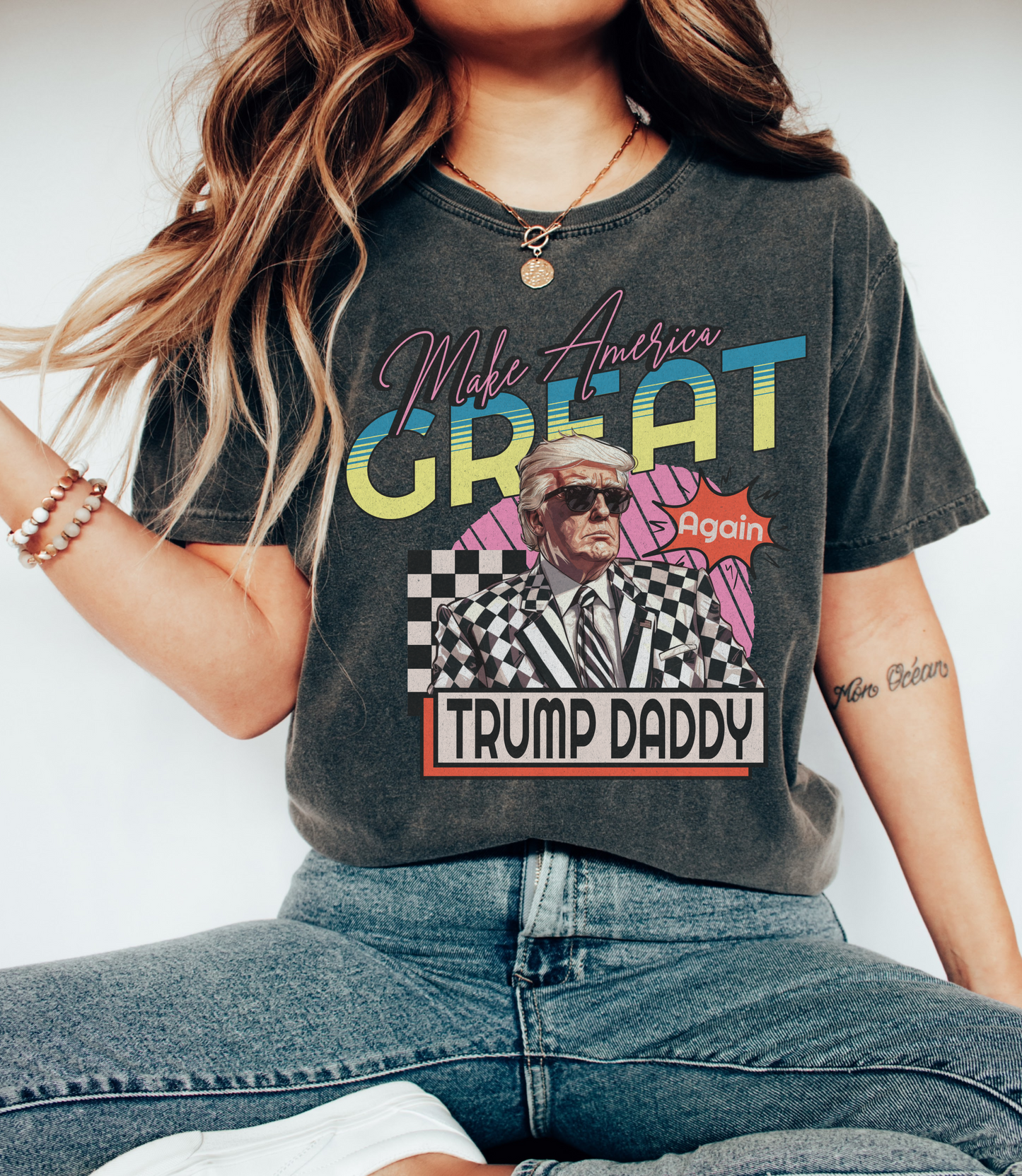 Comfort Colors Make America Great Again - Trump Daddy Shirt