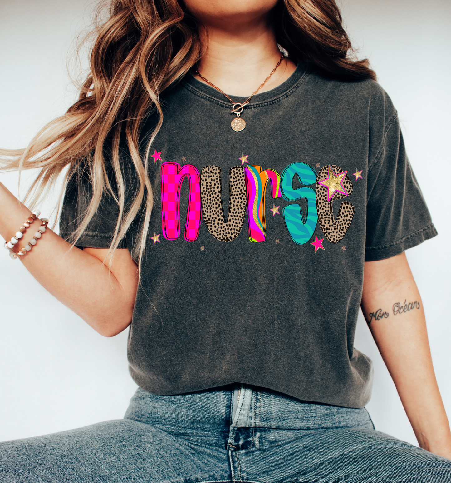 Comfort Colors or Bella Canvas Nurse Cosmic Shirt