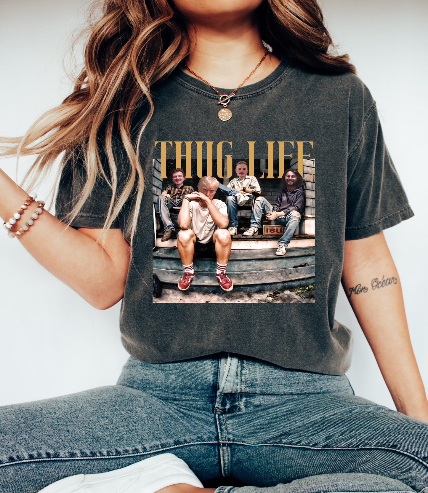 Comfort Colors Funny Thug Life Shirt