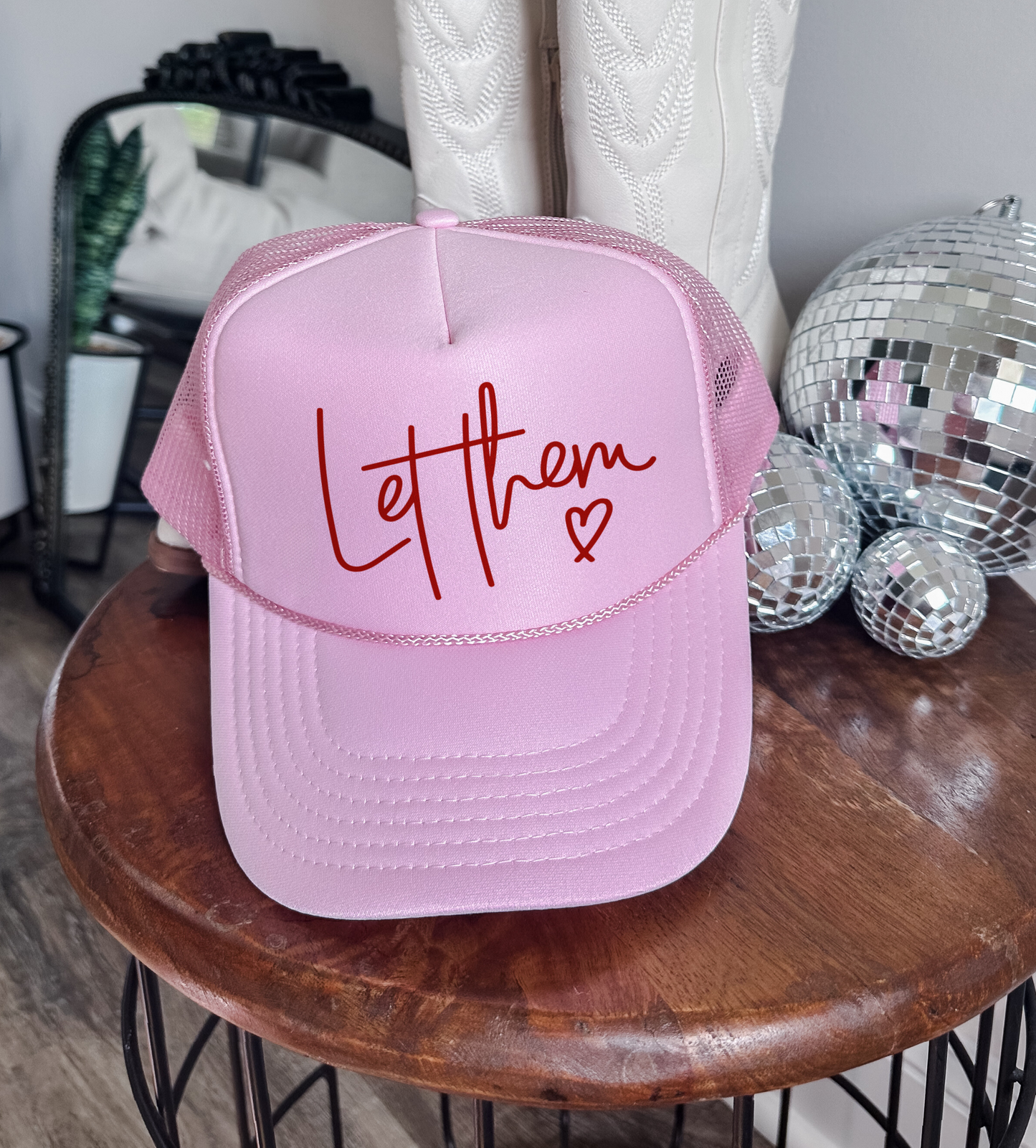 Let Them Trucker Hat/ Inspiring Trucker Hats/ Gifts for Her