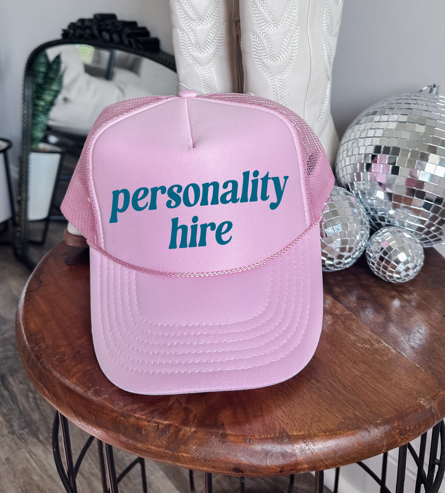 Personality Hire Funny Trucker Hat/ Summer Trucker Hats/ Pool Hats / Vacation Trucker Hat
